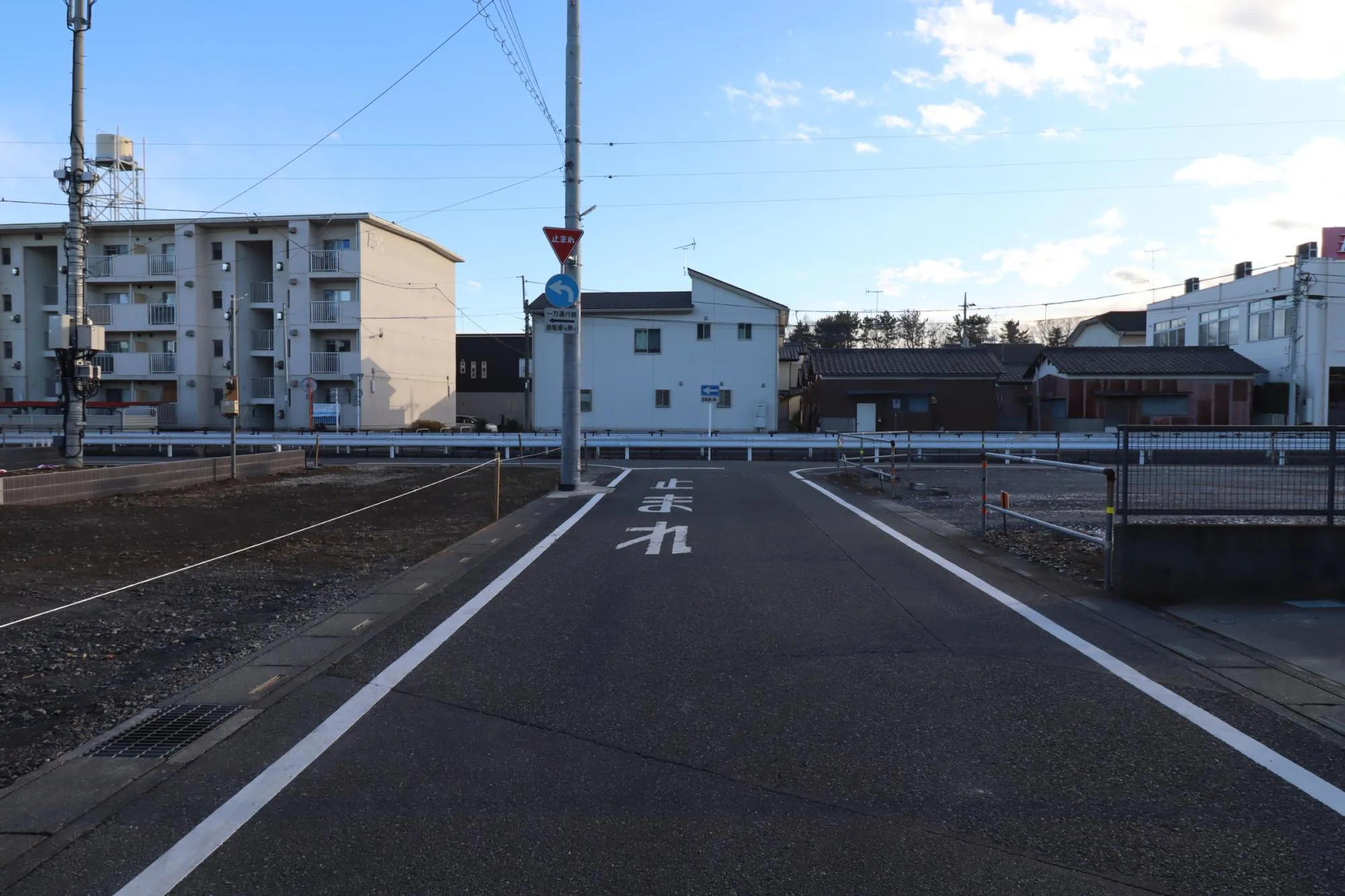 前面道路含む現地 造成後