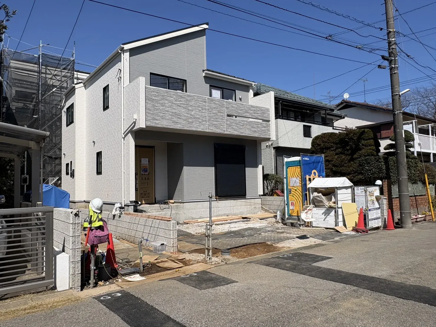 手前から1号棟、2号棟