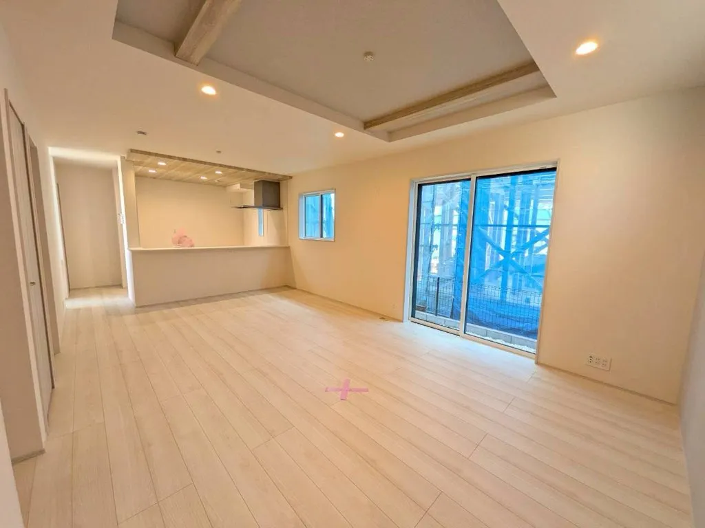 22号棟:リビング18.5帖