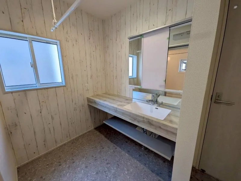 22号棟:オープンサニタリー