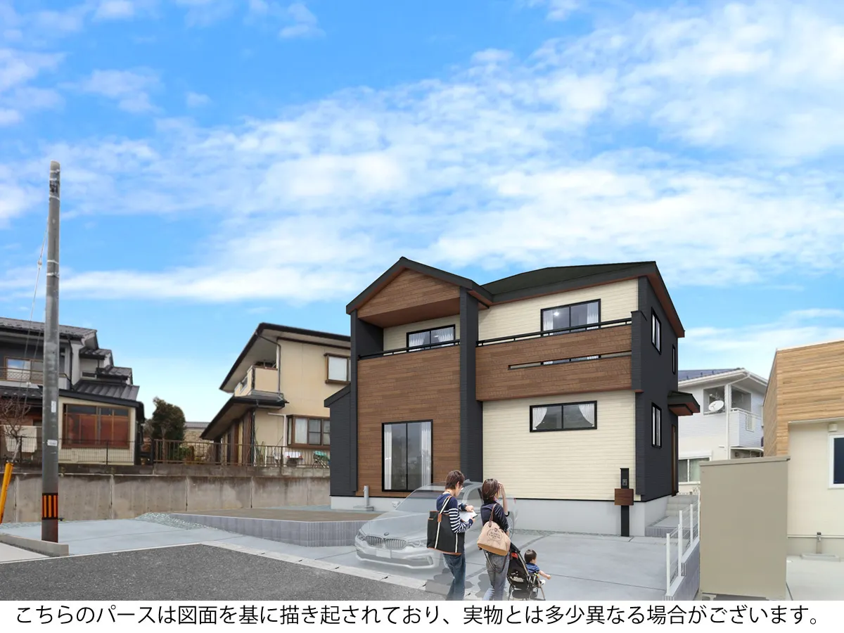 【2号棟外観完成予想図】