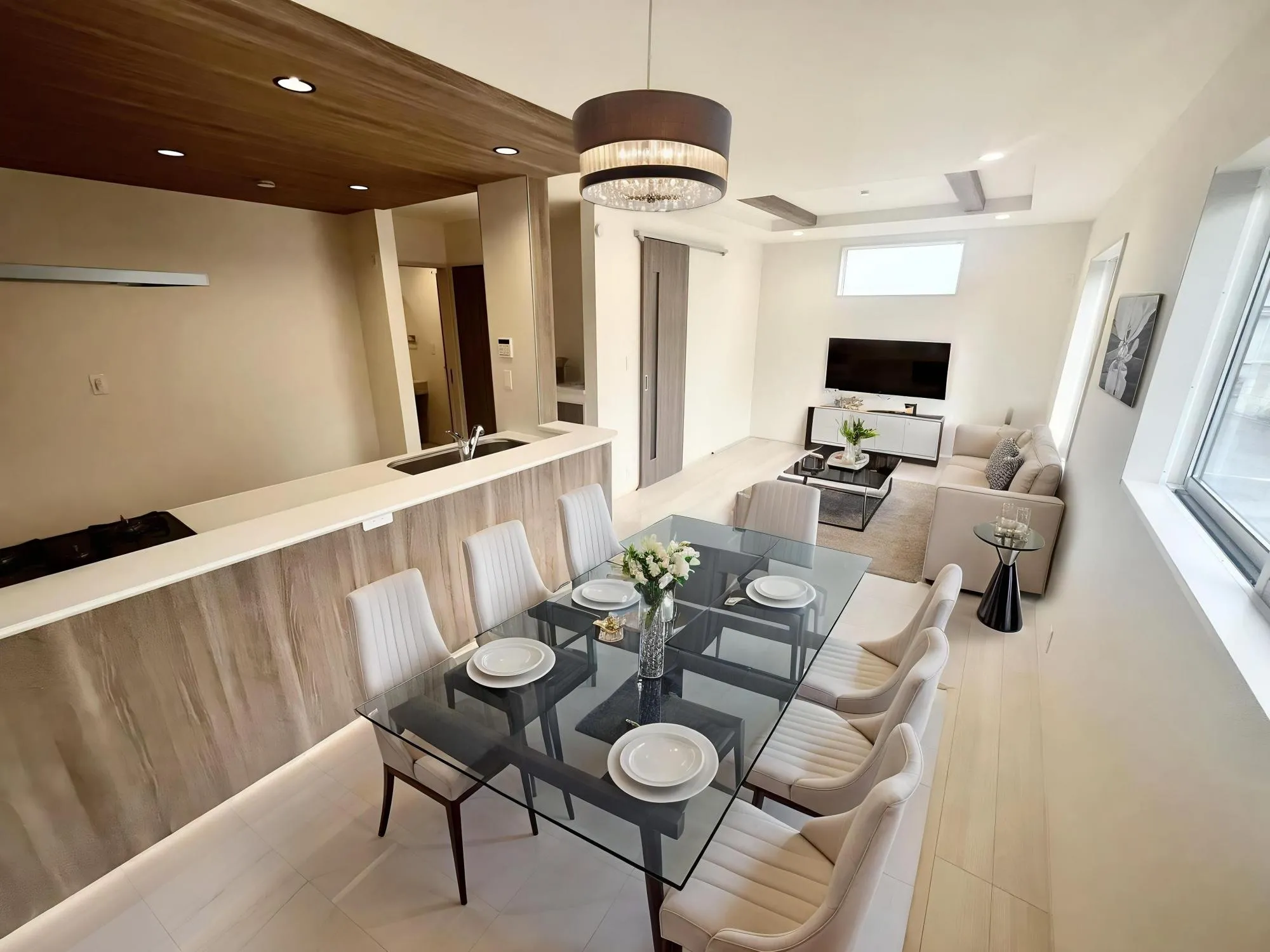 LDK　CG加工でお部屋をイメージ。家具付の販売は行っておりません。