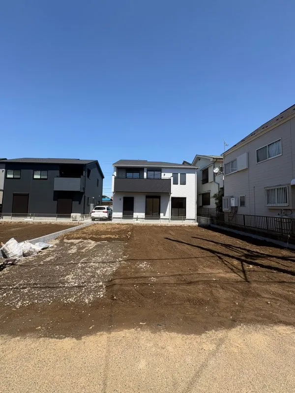 日当たりの良い現場です。