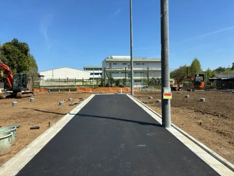 新設道路①(2026年4月12日撮影)
