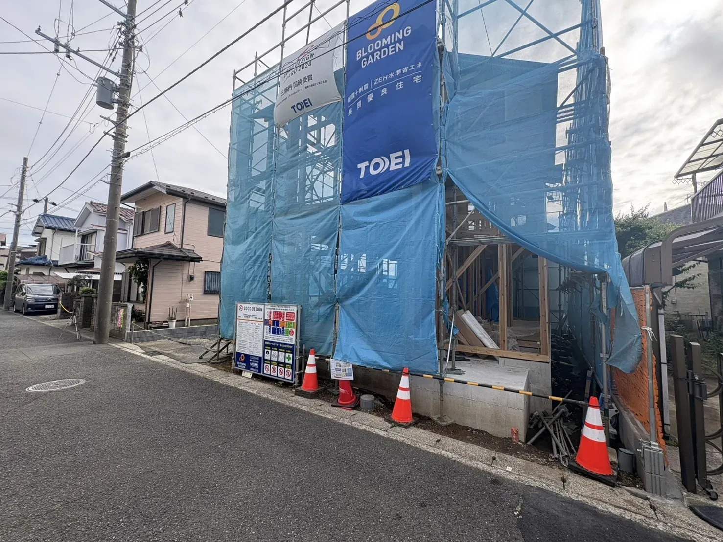 現在、建築ちゅうになっております。
