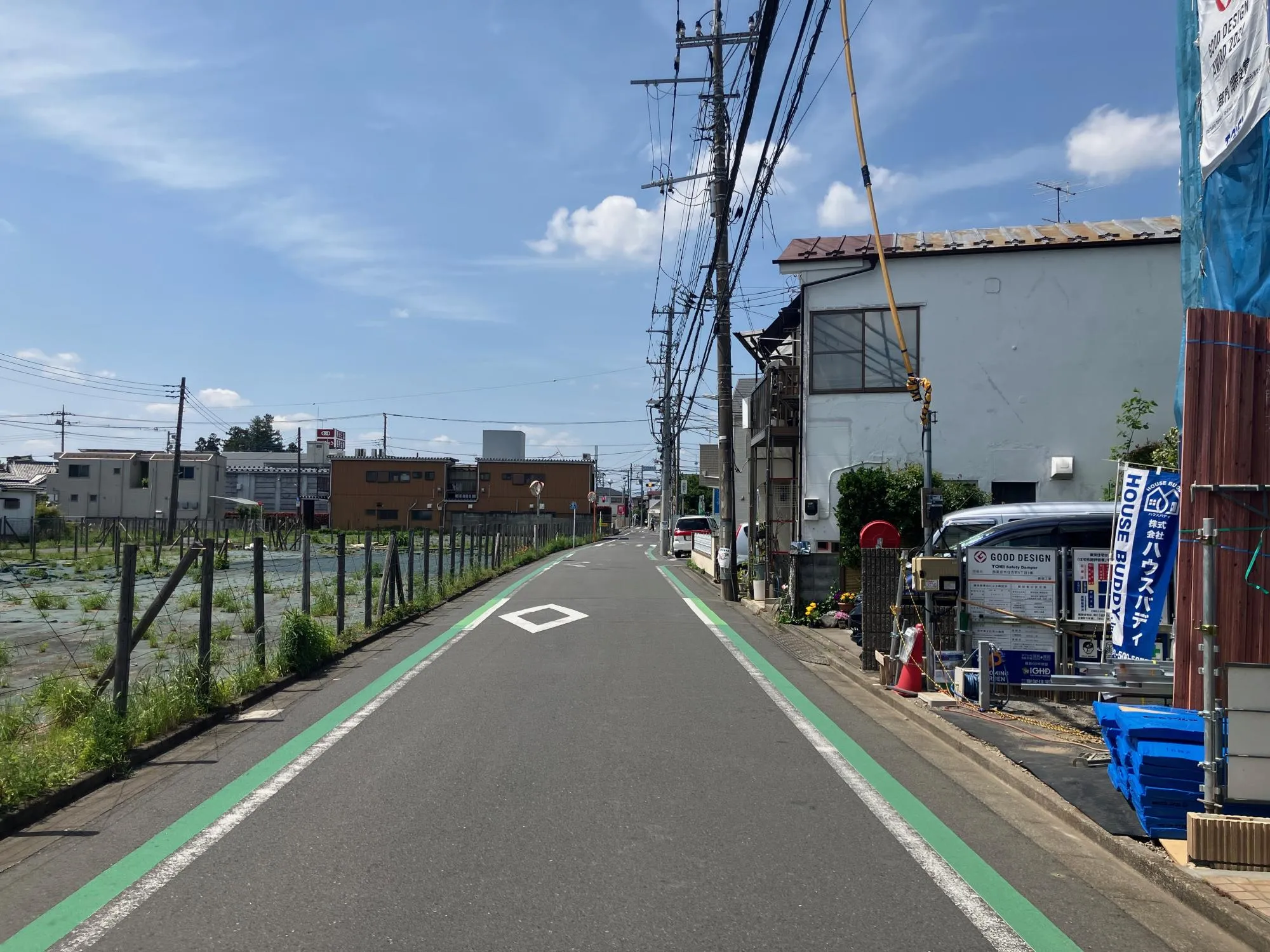 前面道路➀(2026年4月26日撮影)