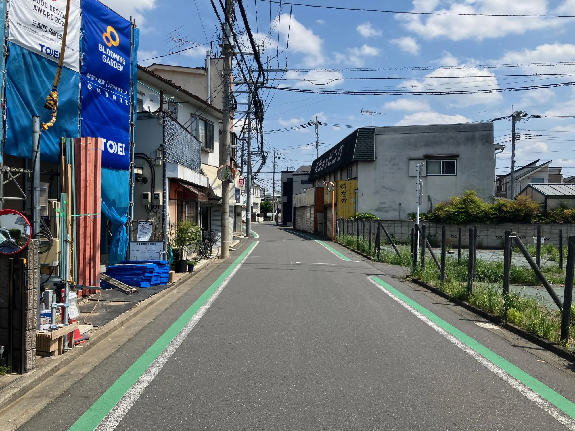 前面道路②(2026年4月26日撮影)