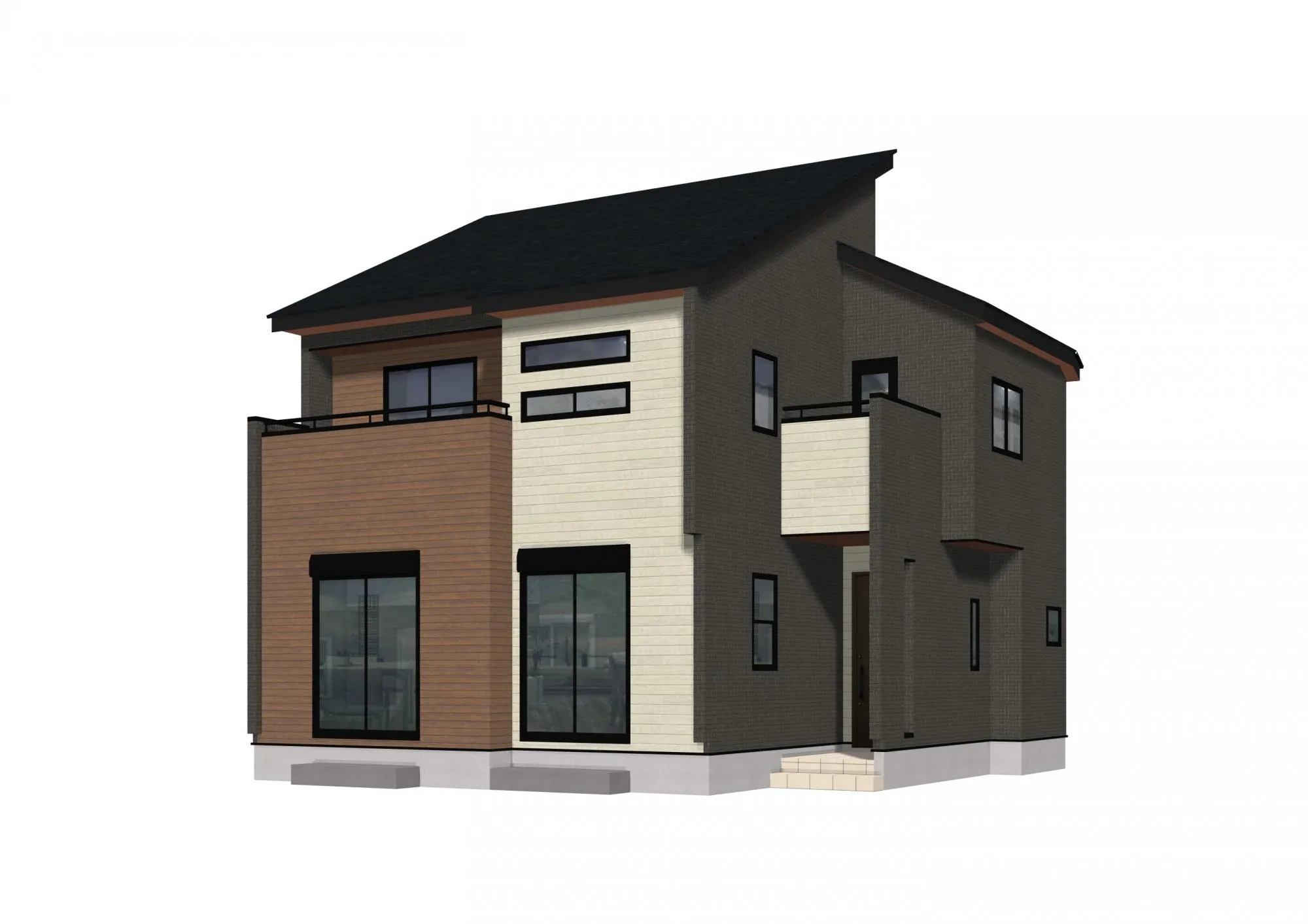 【2号棟完成イメージ】