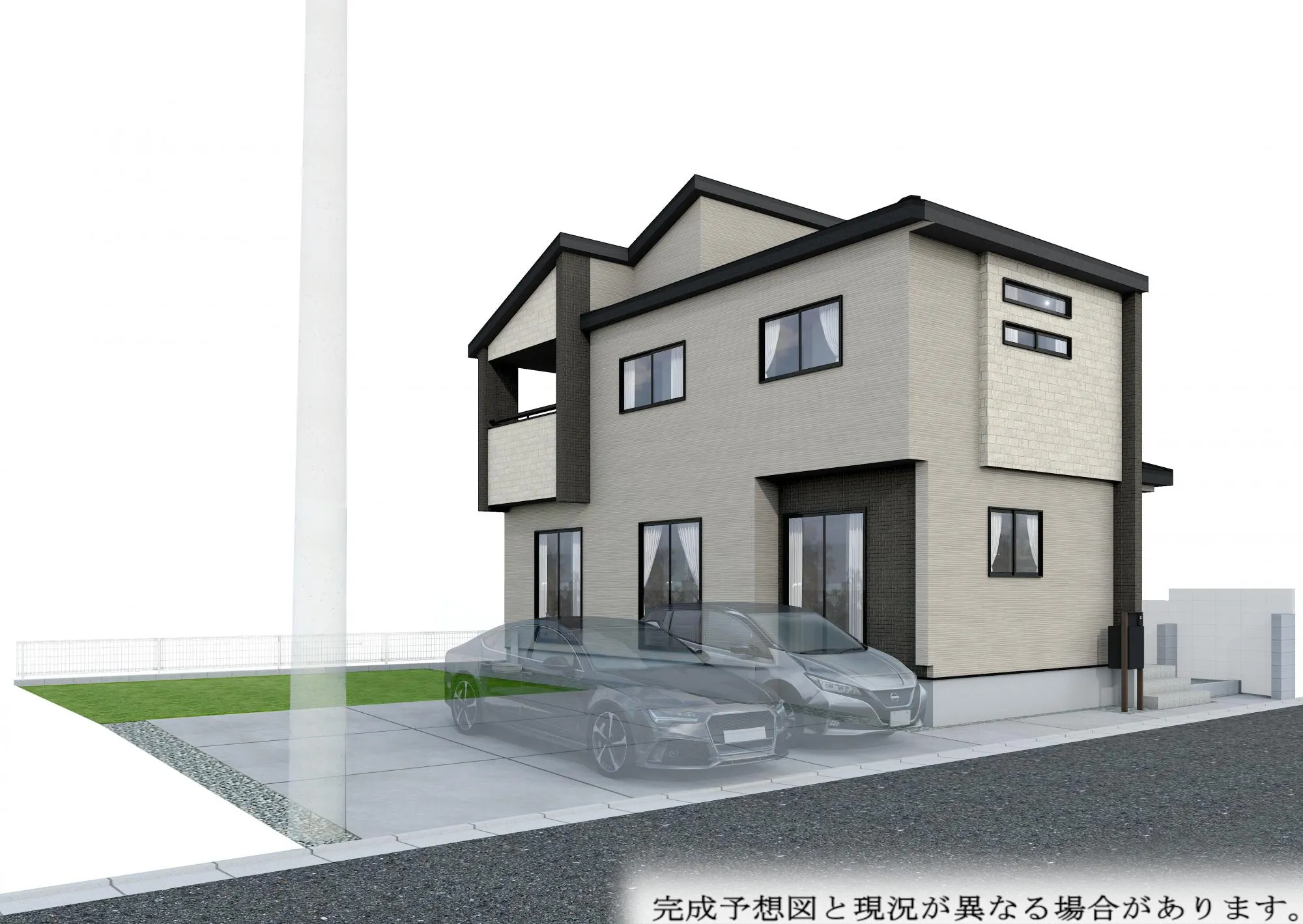 【外観完成予想図】