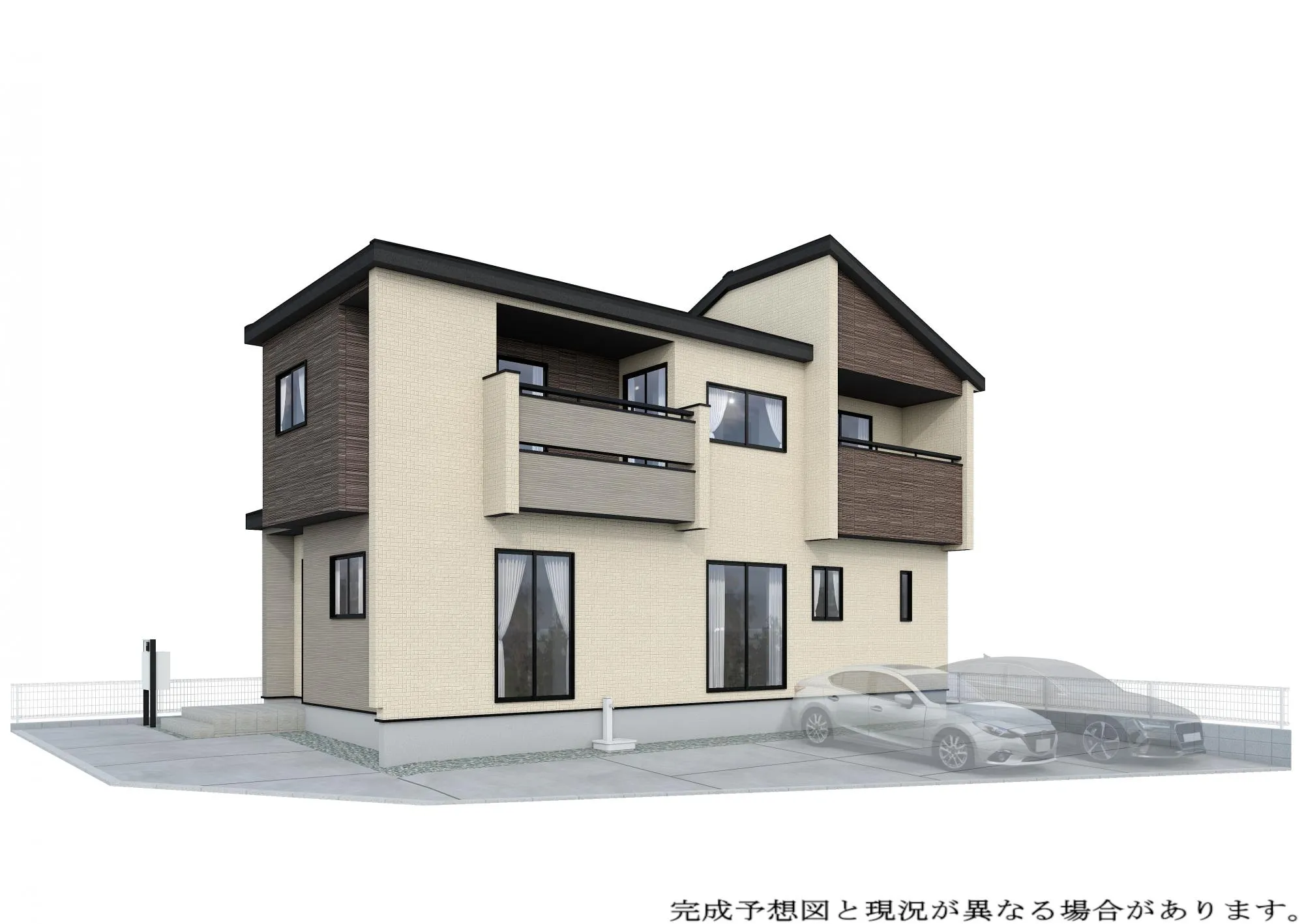 【外観完成予想図】