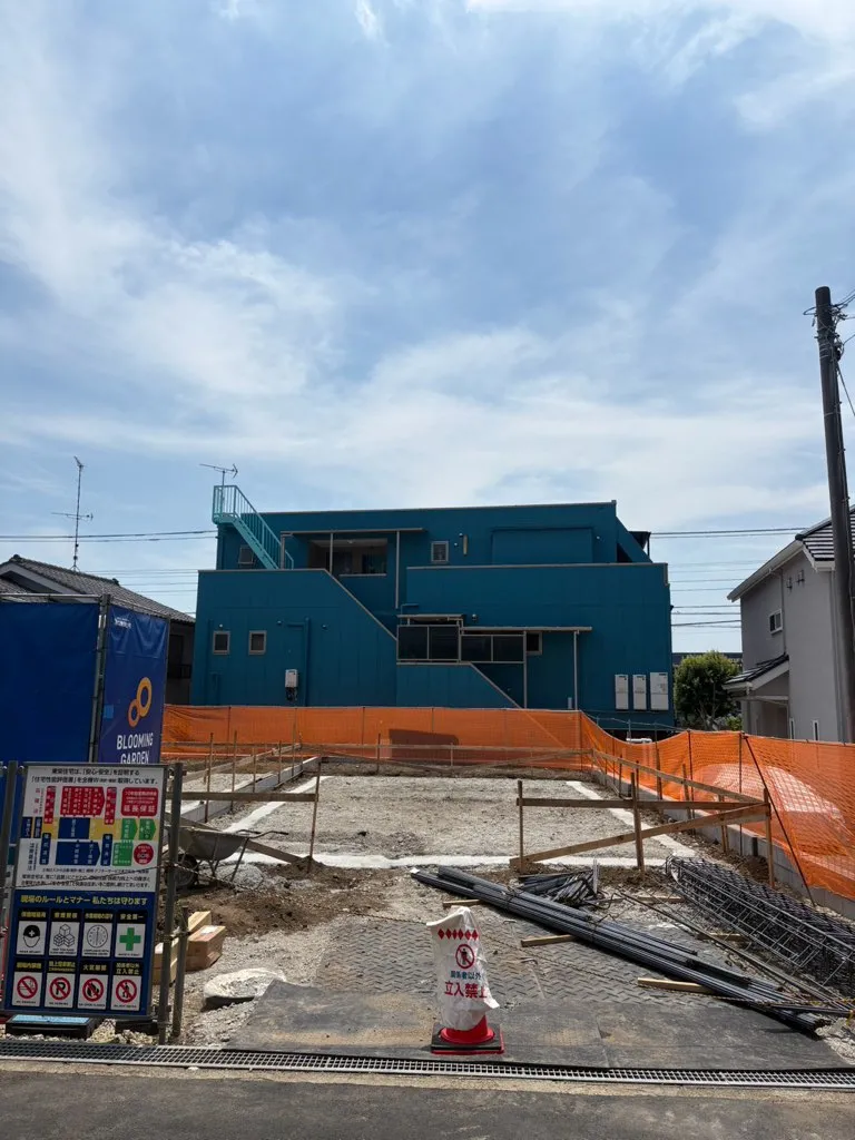1号棟　現地写真　これから基礎工事となります。完成が楽しみな物件です!