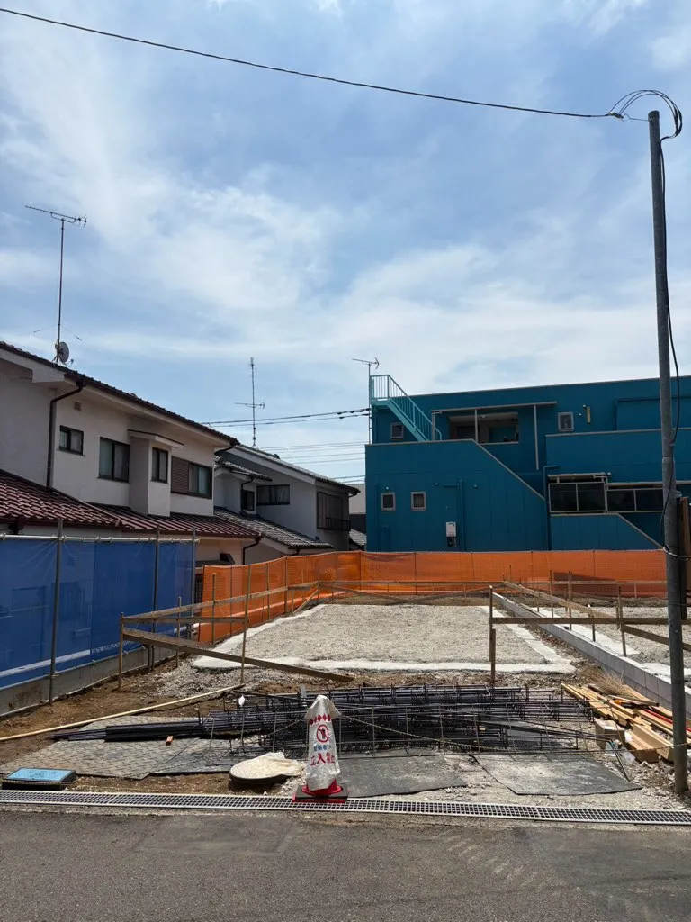 2号棟 現地写真 これから基礎工事となります。完成が楽しみな物件です!