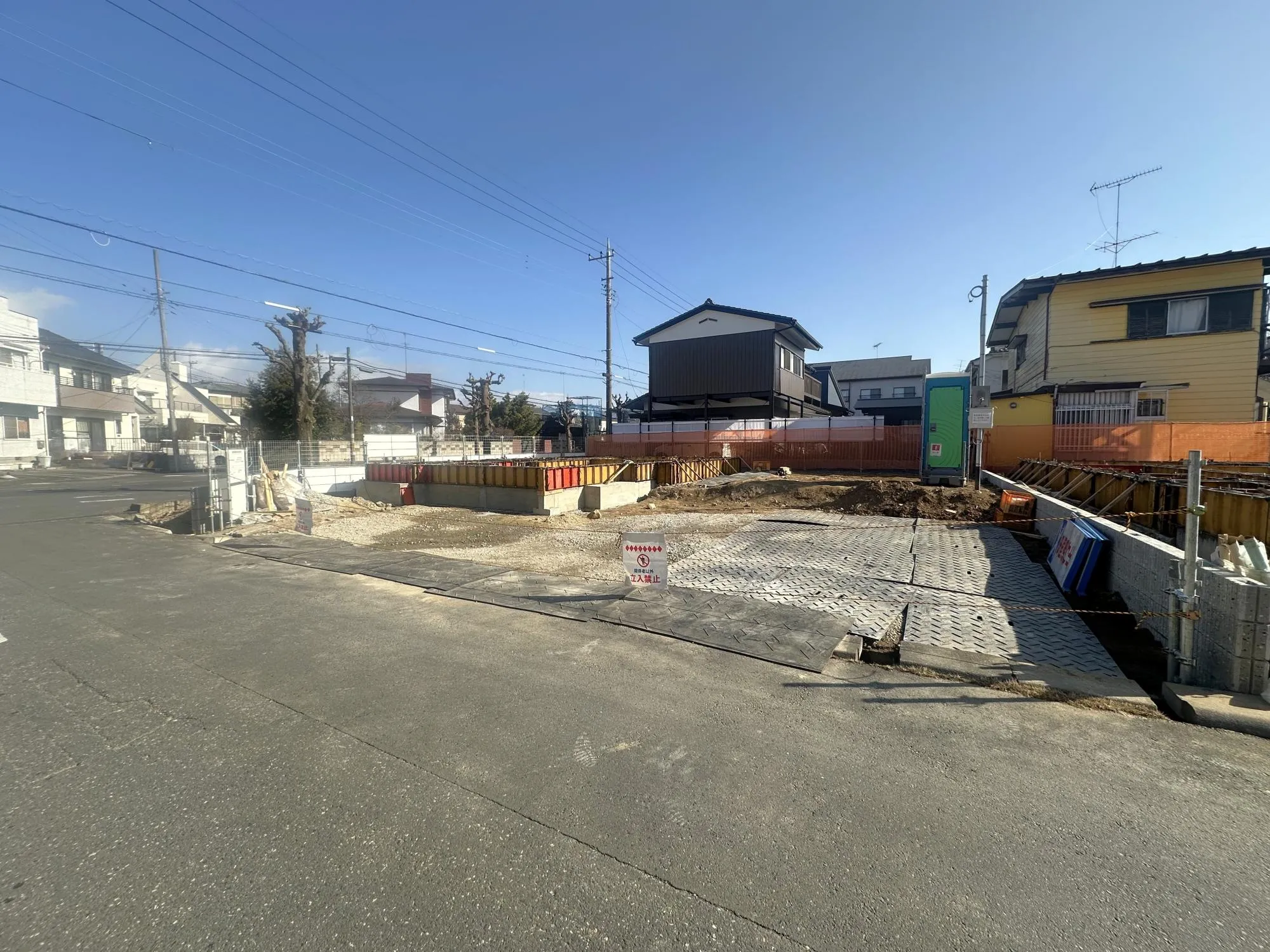 ①号棟　基礎工事中