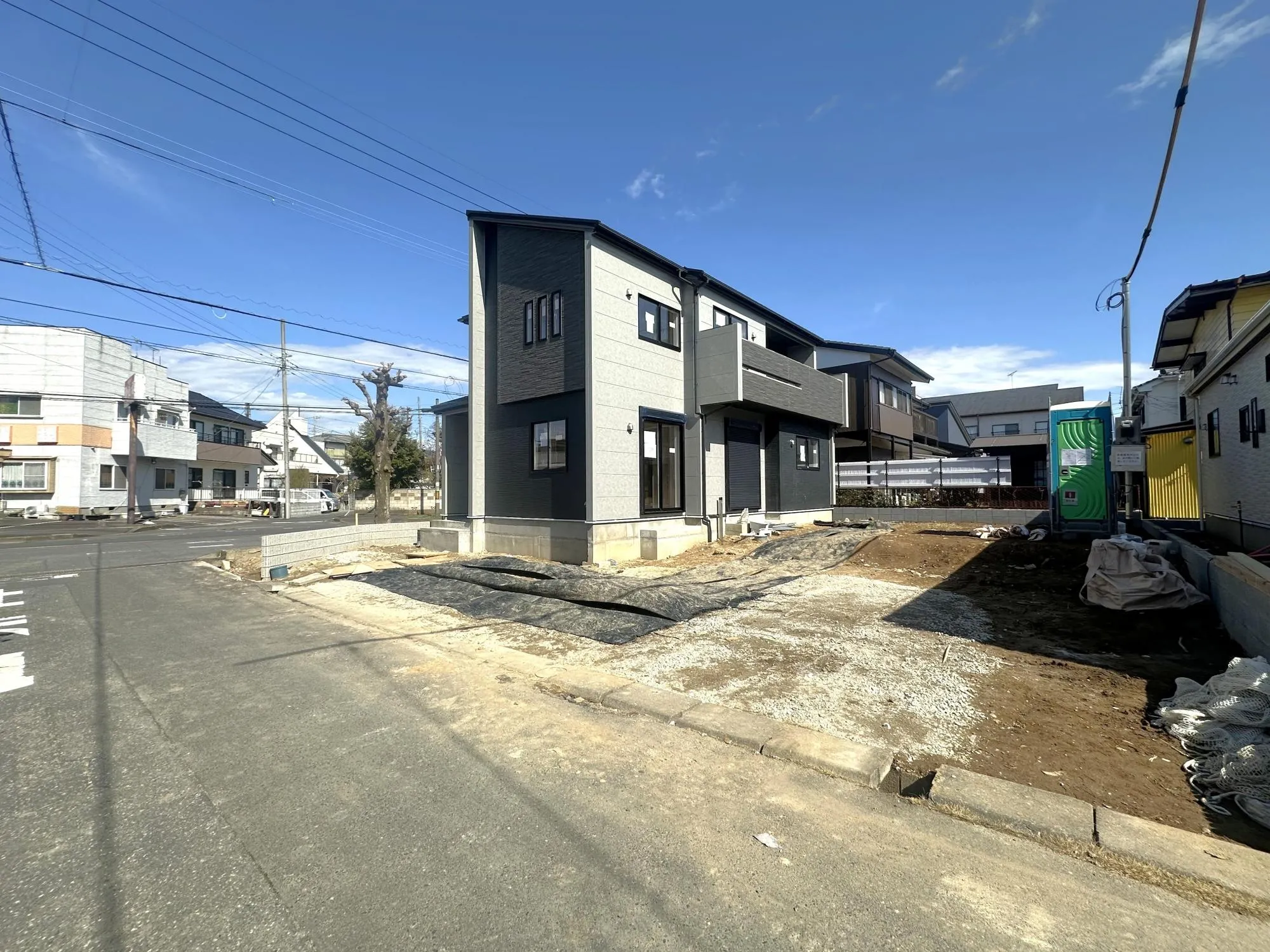 ①号棟 足場外れました