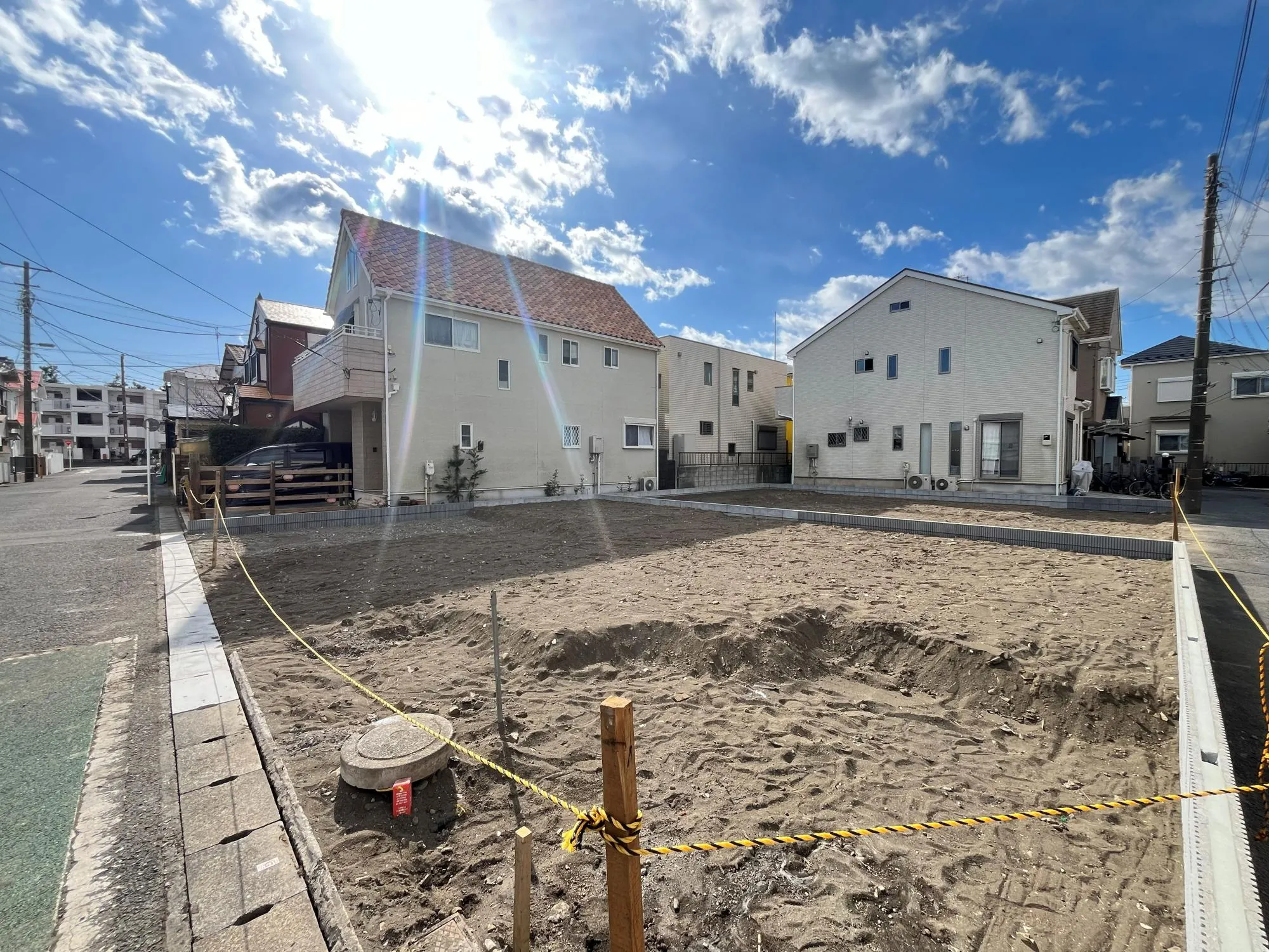 開放感のある現地です。