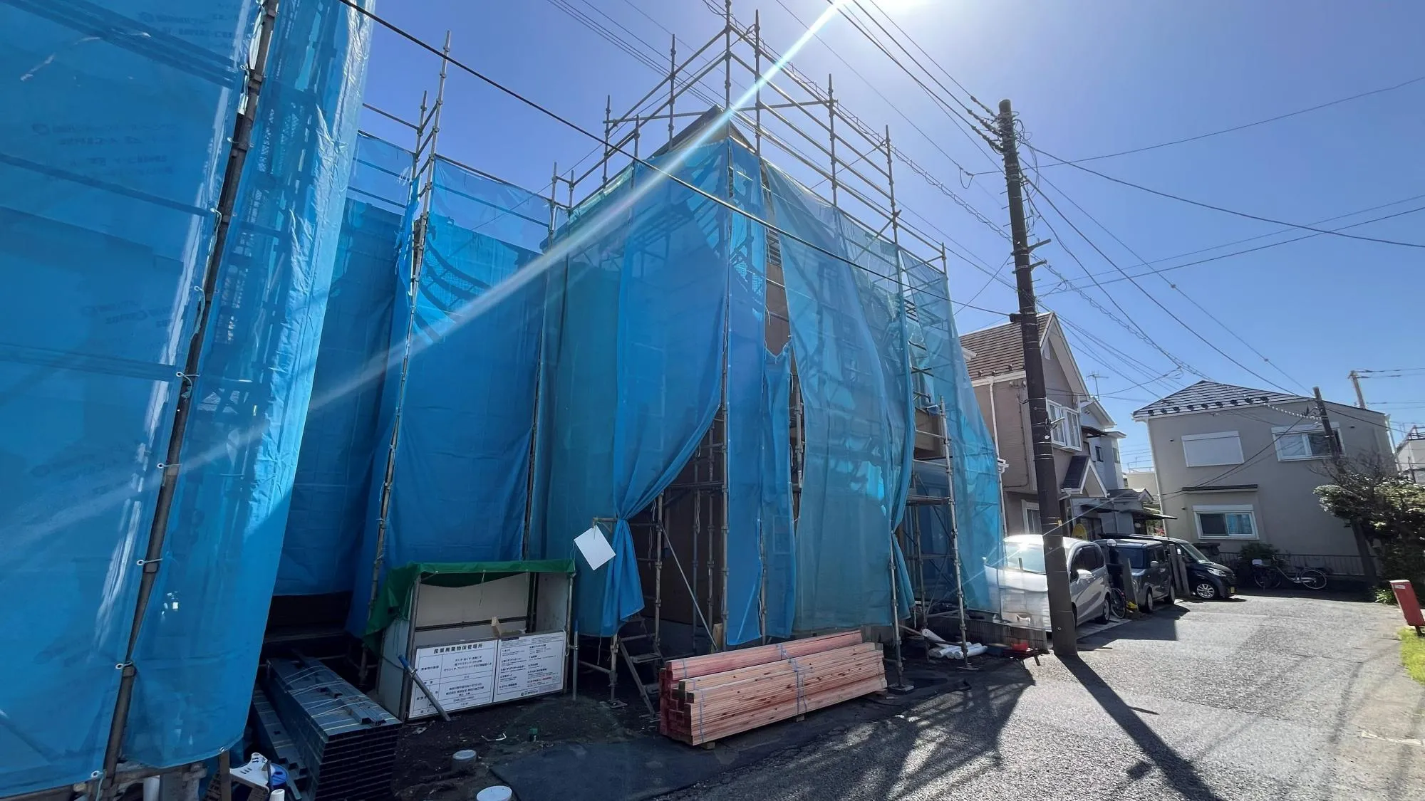 スッキリした現地。