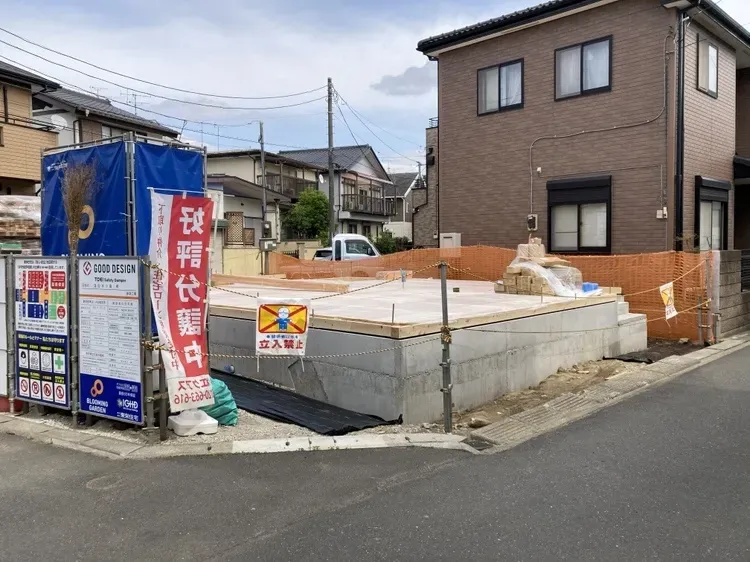 現在建築中の新築住宅です!これから素敵な住まいが完成するのが楽しみですね☆							

