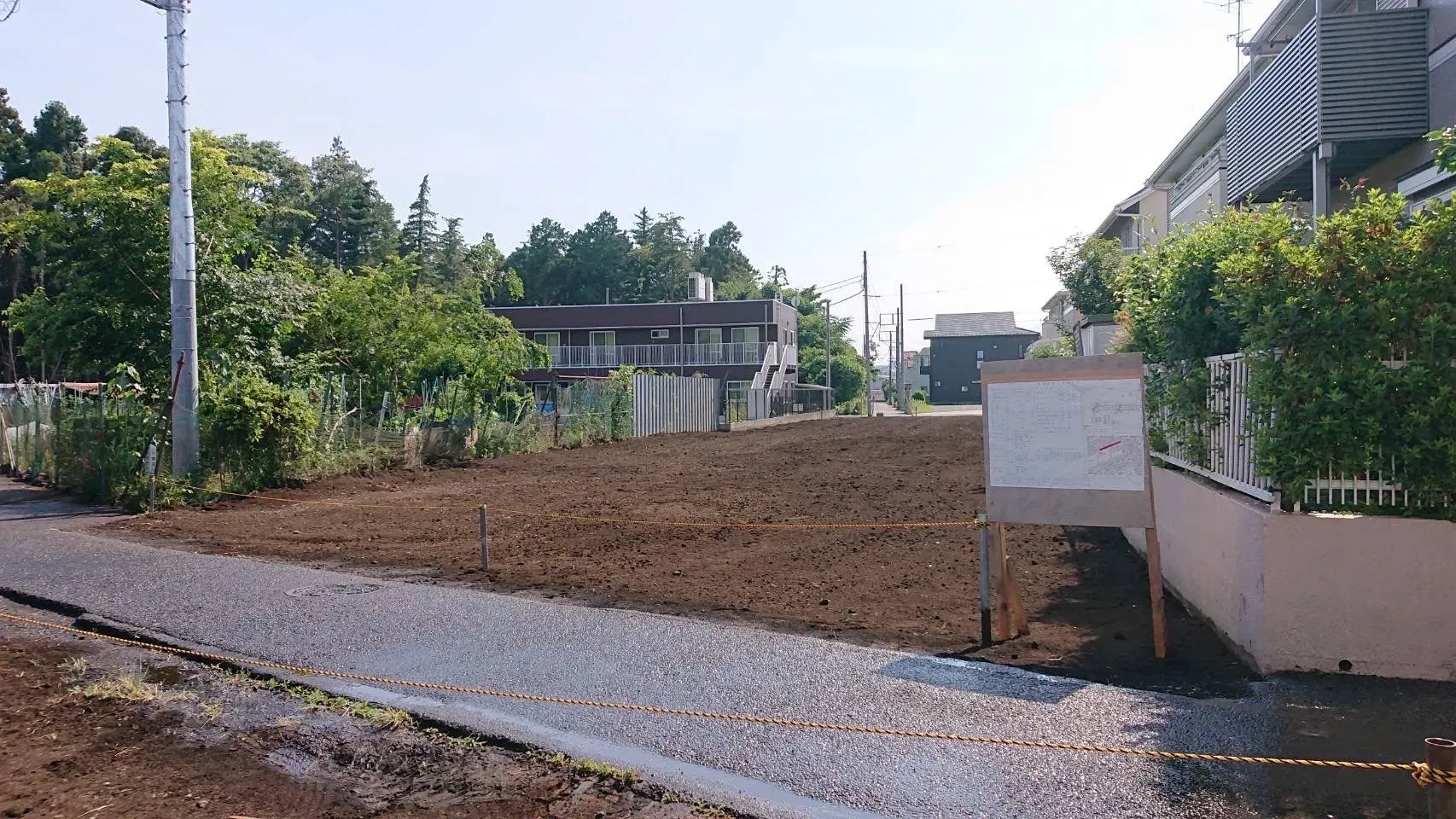 現地写真・西側1ー5号地(2025/7/25)