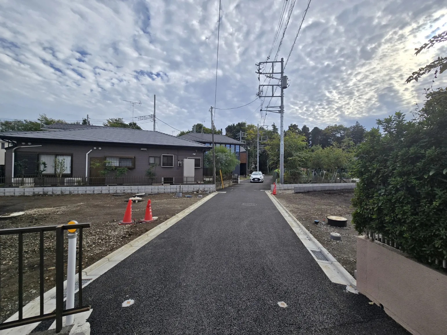 前面道路・東側6ー8号棟側(2025.11.1)