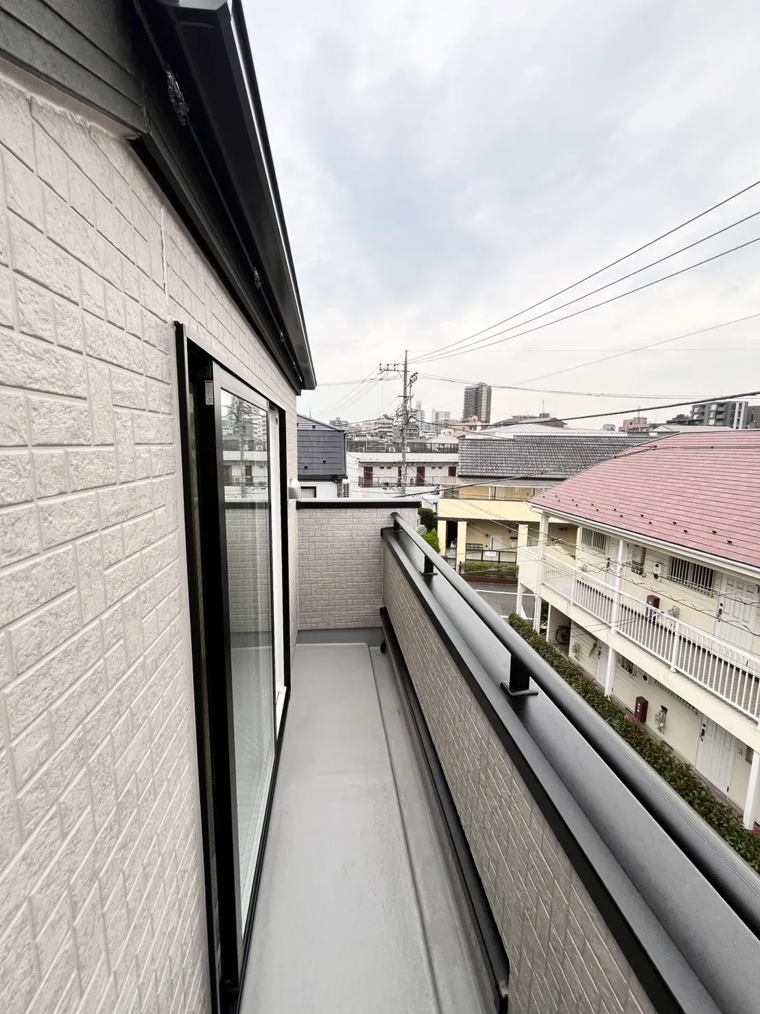 西向きバルコニー