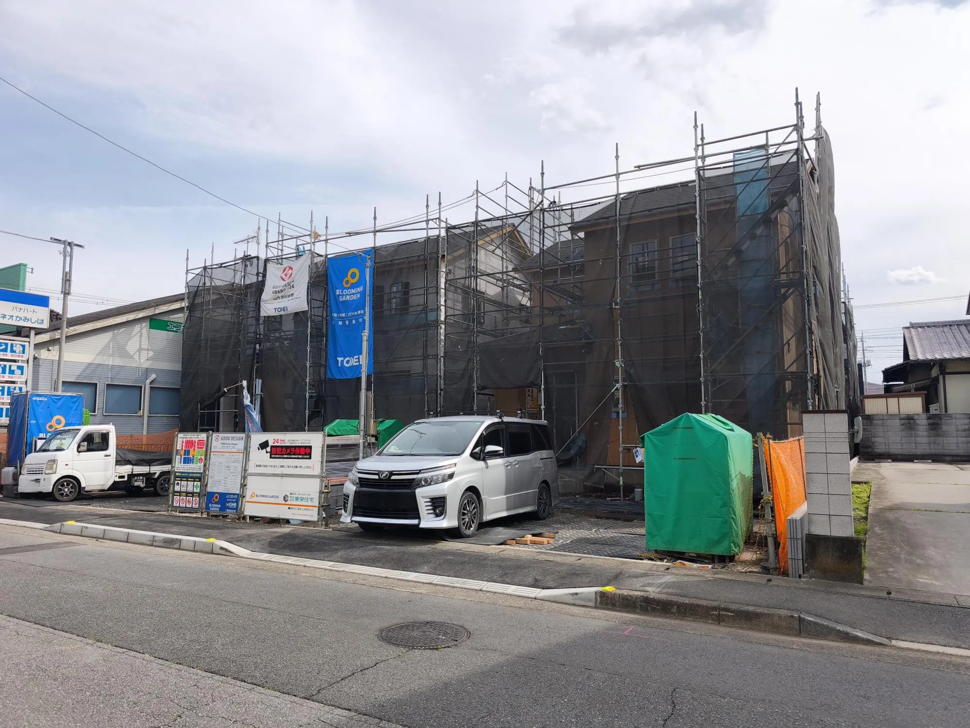 上棟しました!1号棟2号棟