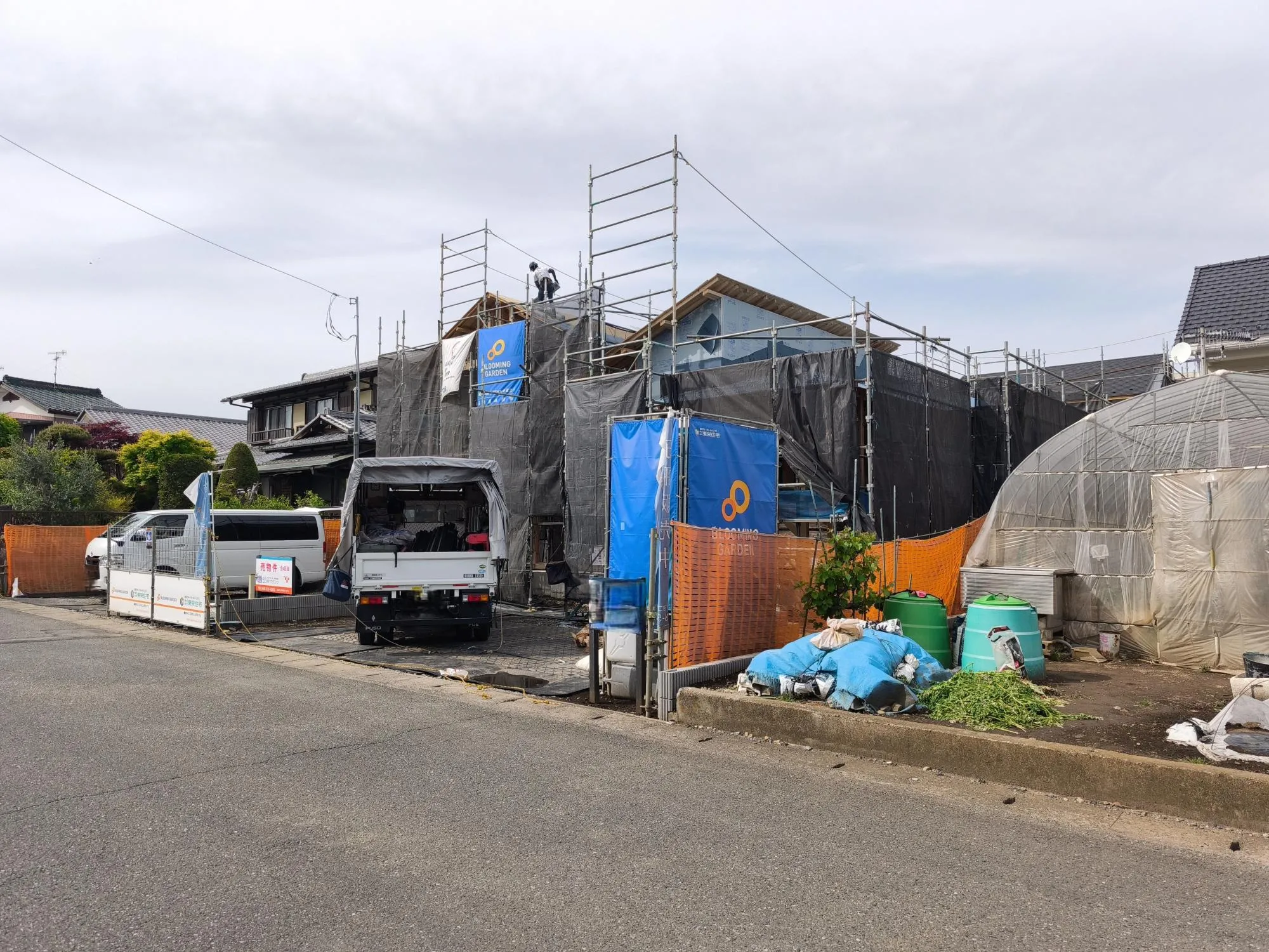 上棟しました!3号棟4号棟