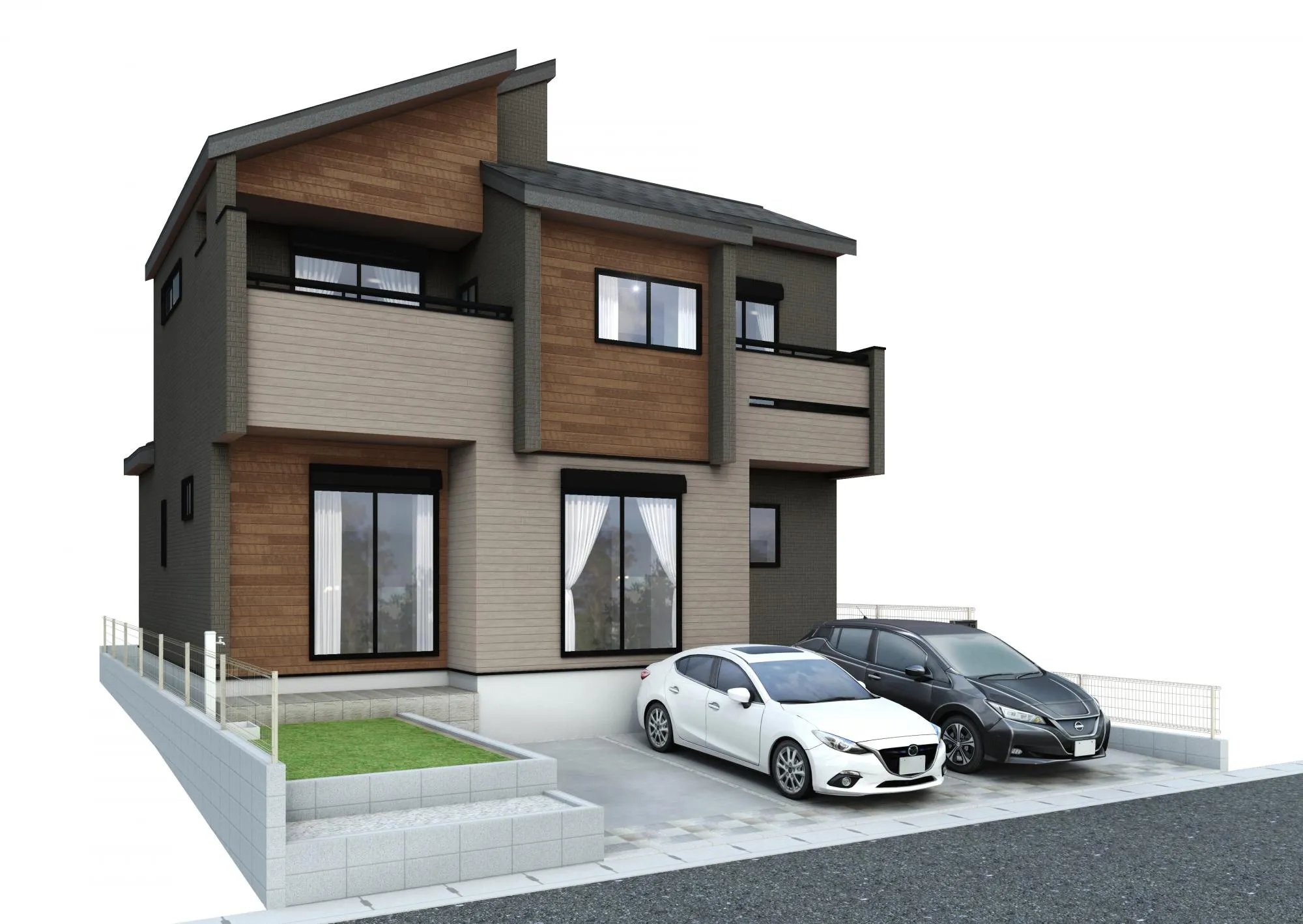 【完成予想イメージ】になります。
※実際と異なる場合は現況優先となります。