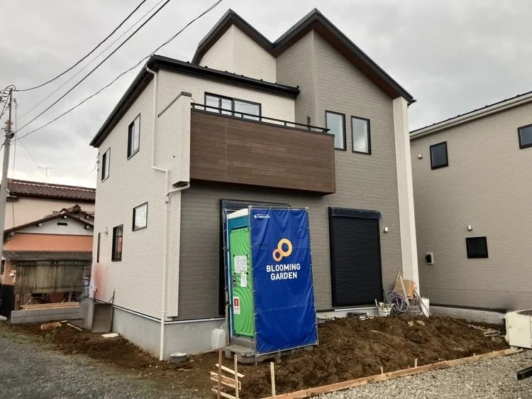完成が待ち遠しい建築中の新築住宅!これからどんな素敵なお家になるのかワクワクします☆

