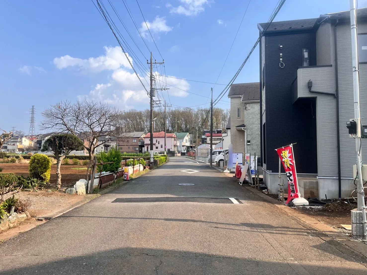 前面道路写真(2026年3月下旬撮影)