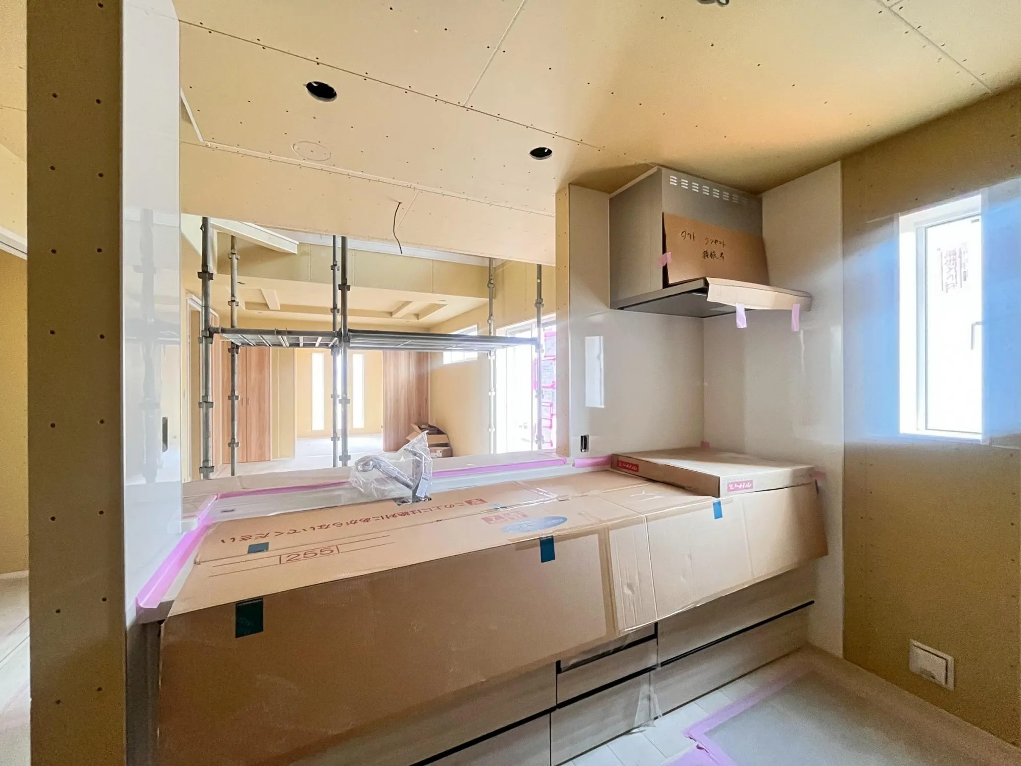 【1号棟】キッチン(2026年3月下旬撮影)