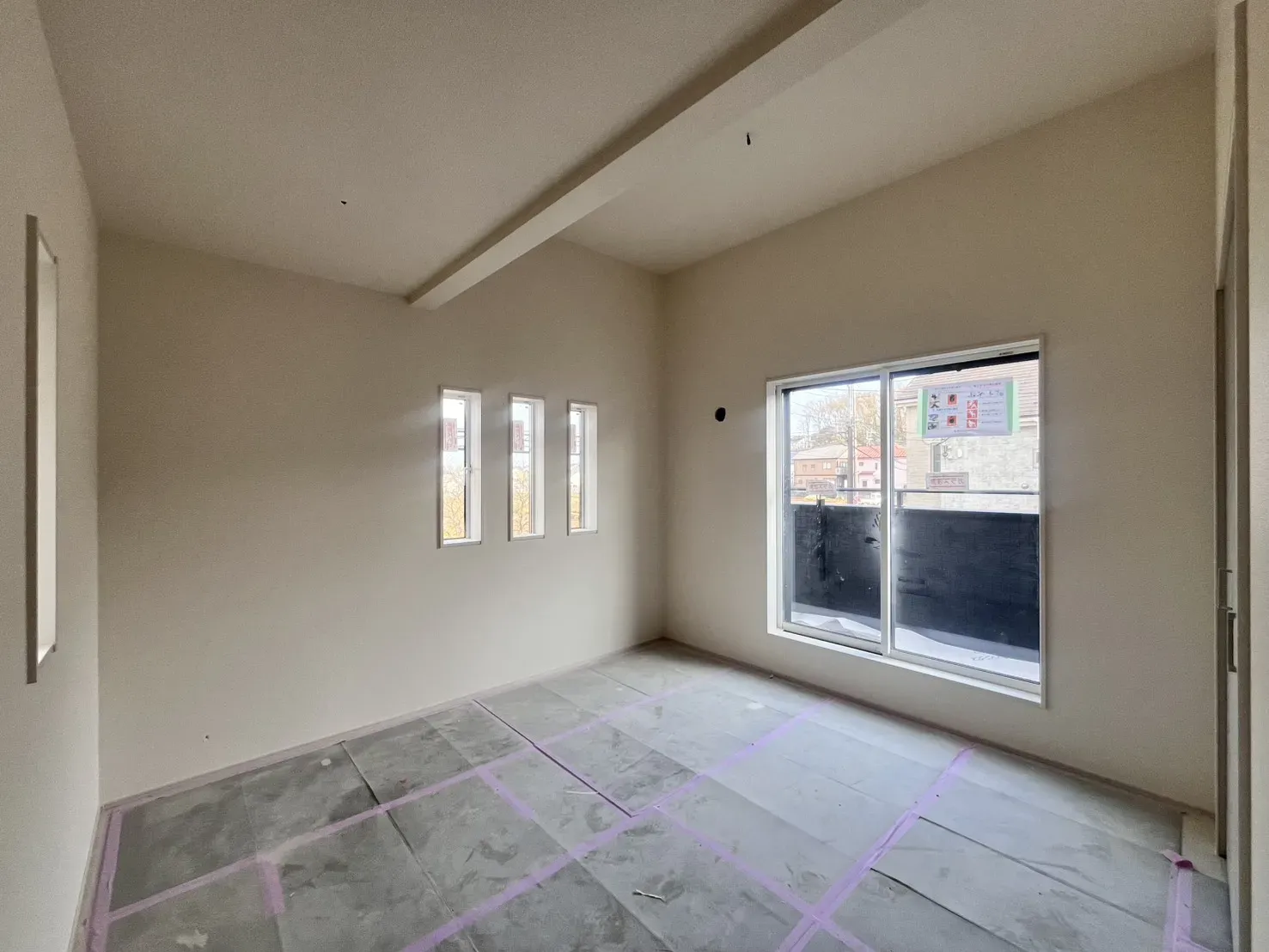 【3号棟】洋室7.31帖(2026年3月下旬撮影)