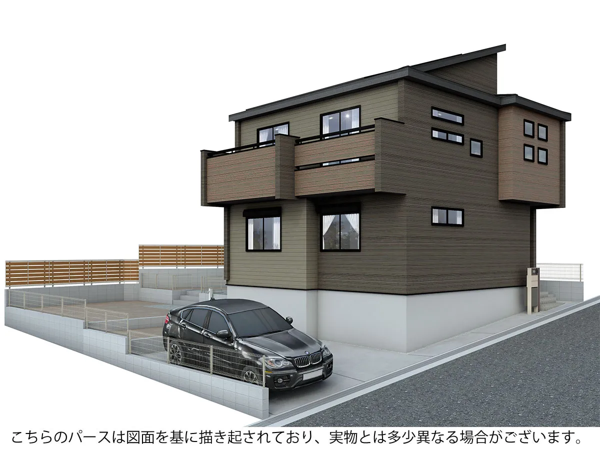 外観完成予想パース