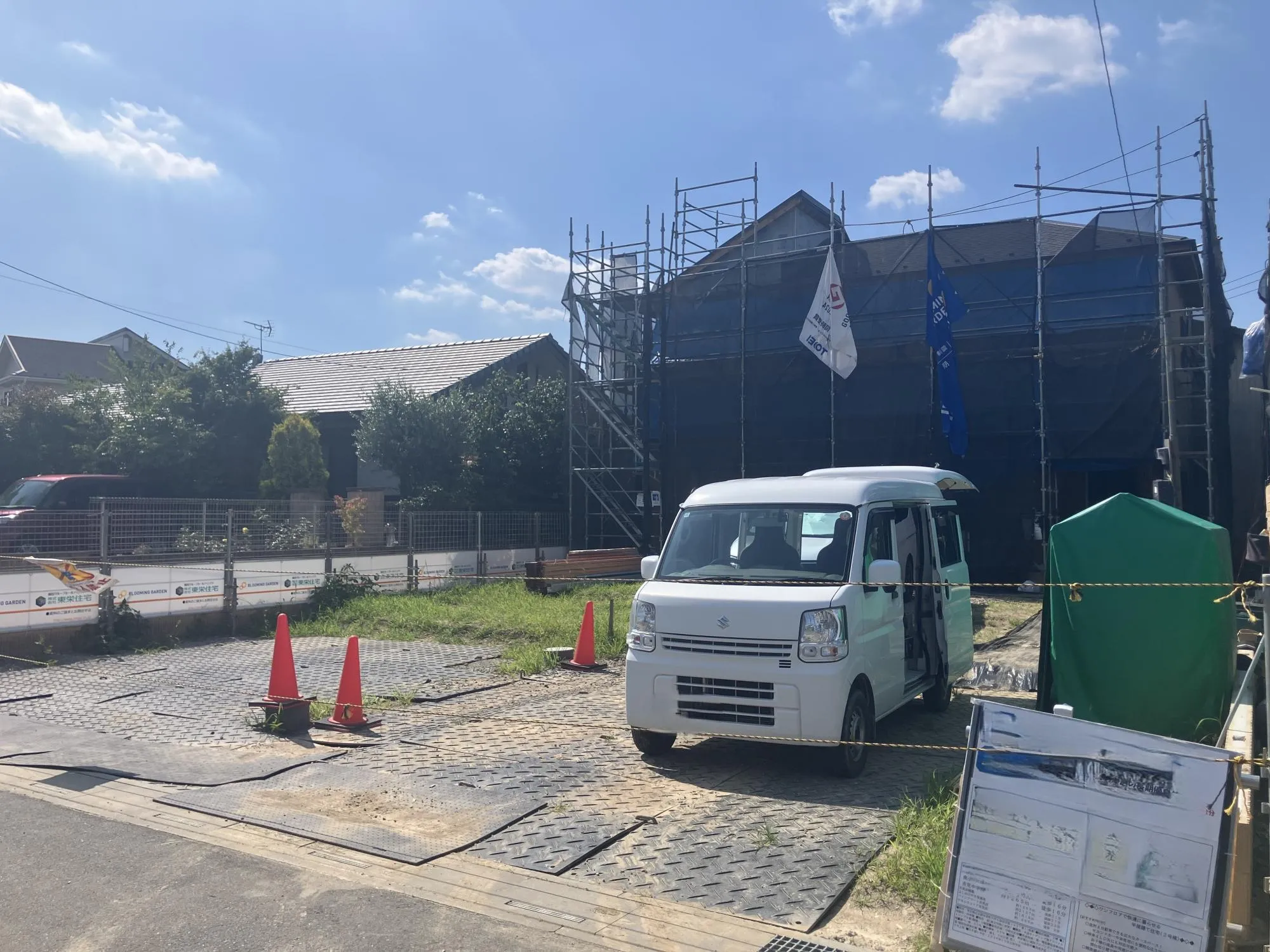 上棟しました!7月撮影