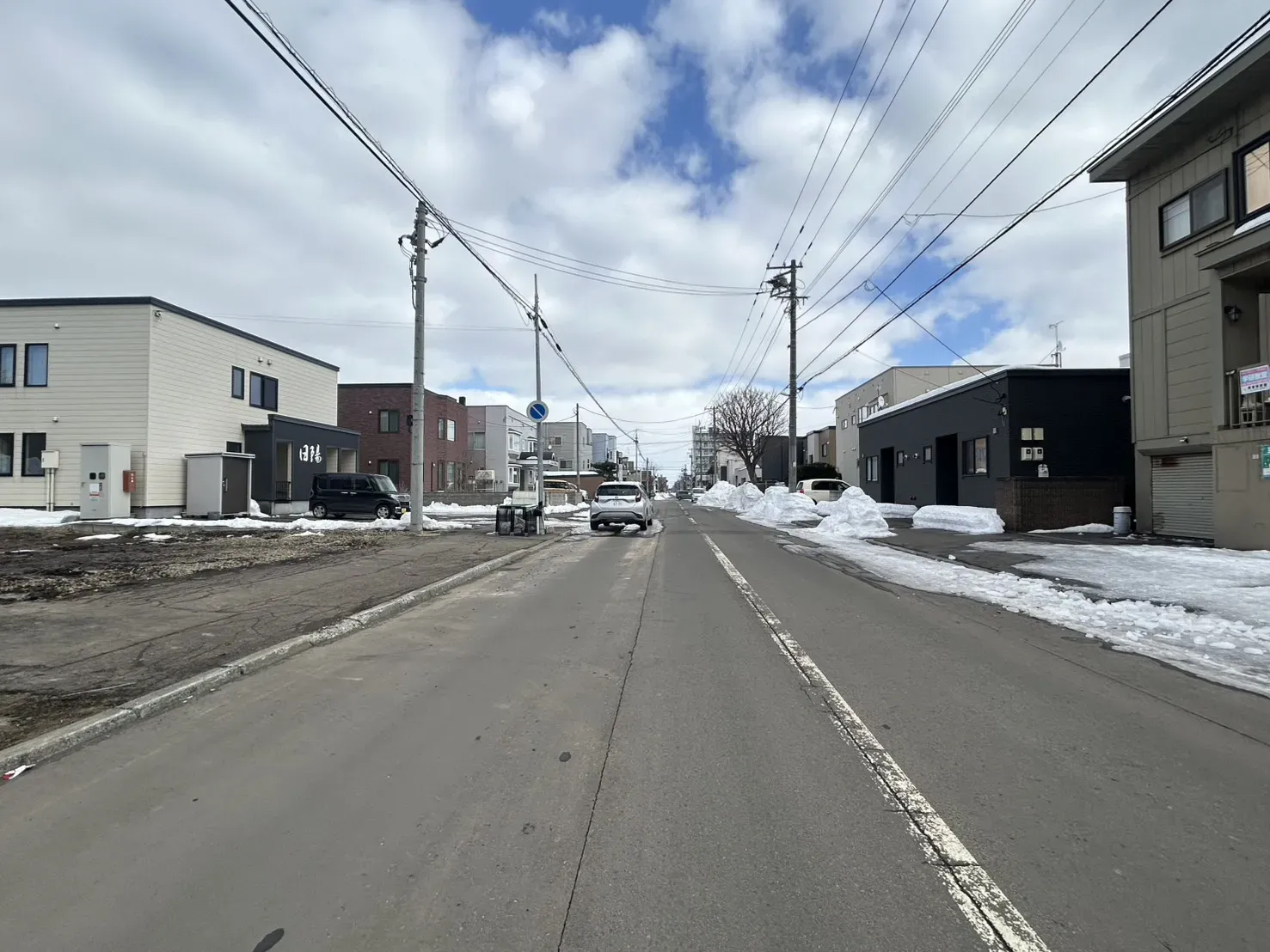 前面道路14.5m