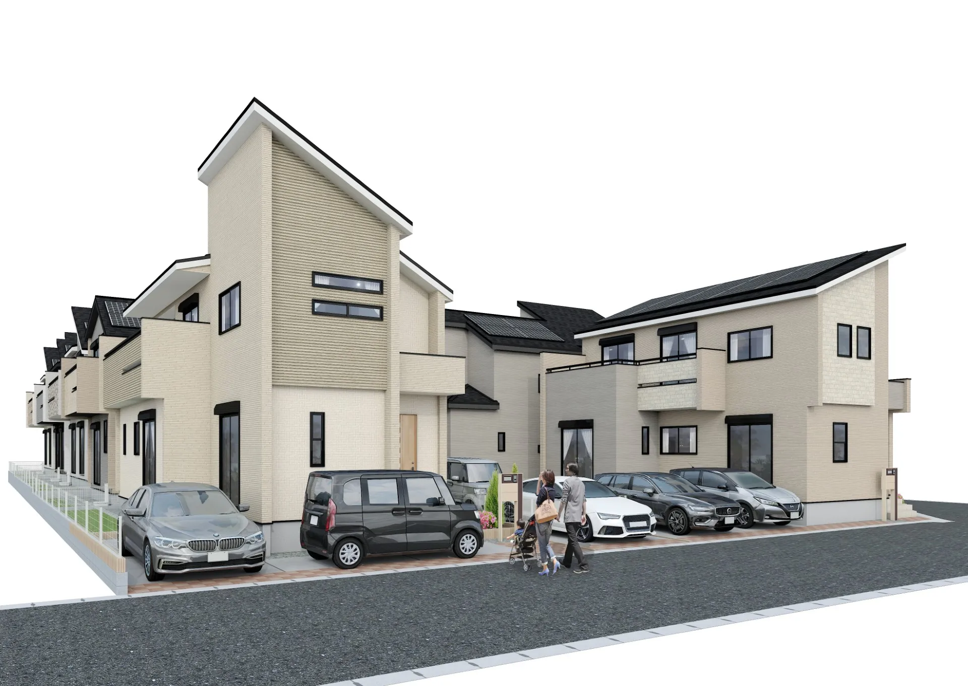 完成予想パース(1・2・4・6号棟)