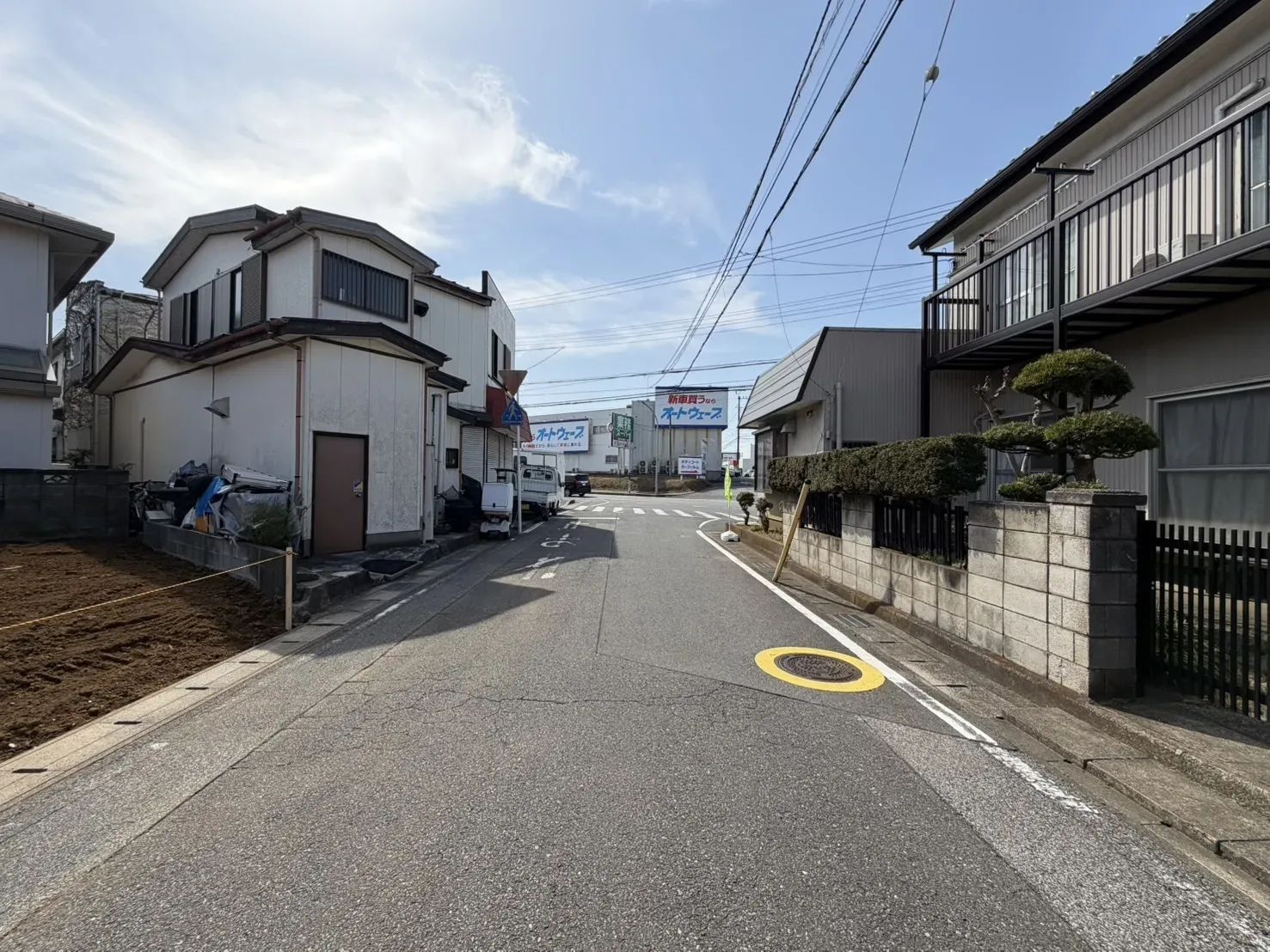 【北側前面道路 約6.0m】