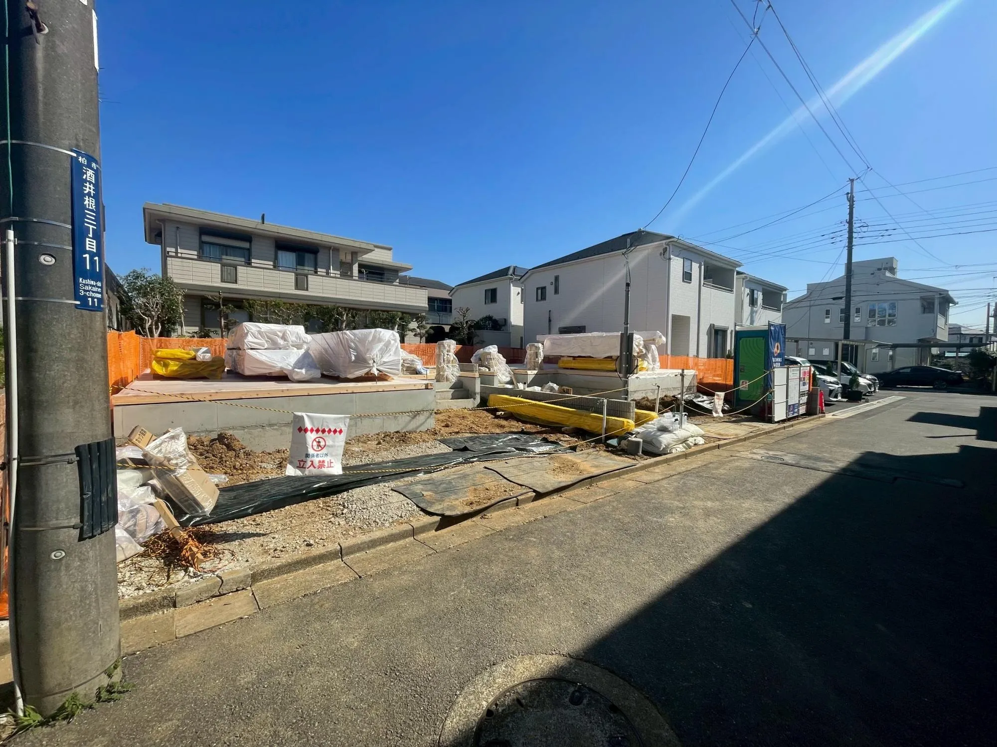 基礎工事中(3.15撮影)