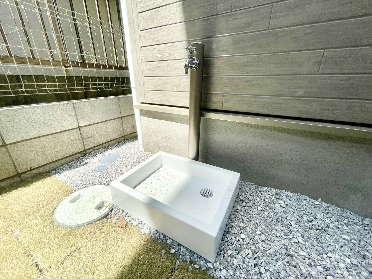 「お庭で使える便利な外水栓」