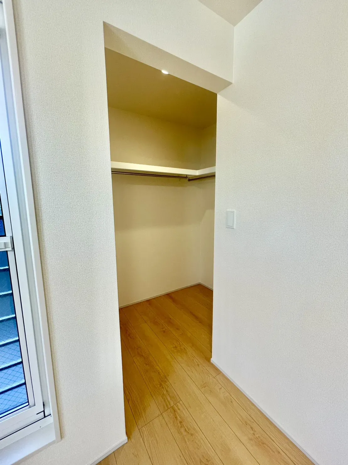 「使いやすいウォークインクローゼット」