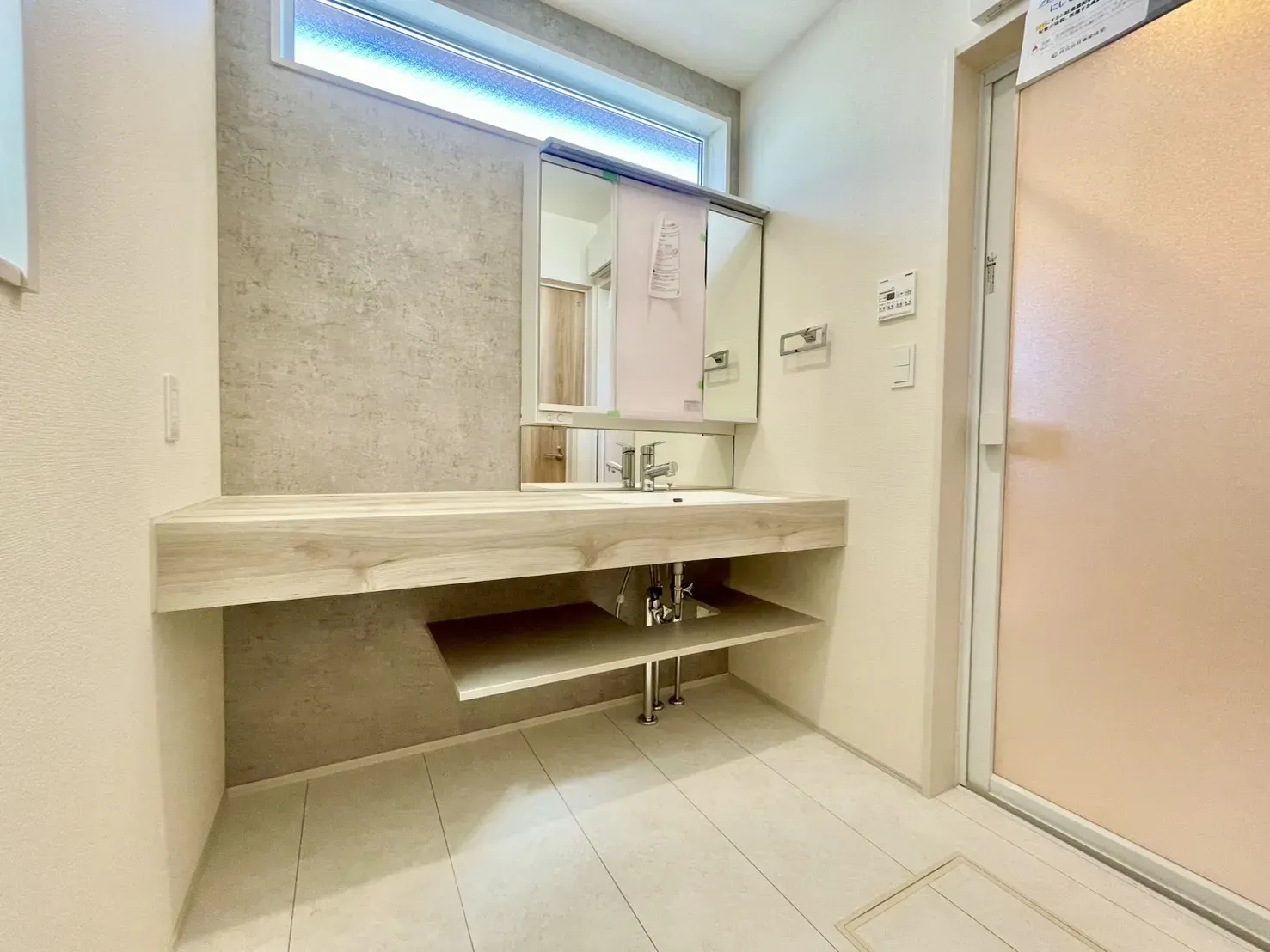 「ホテルライクな洗面化粧台」