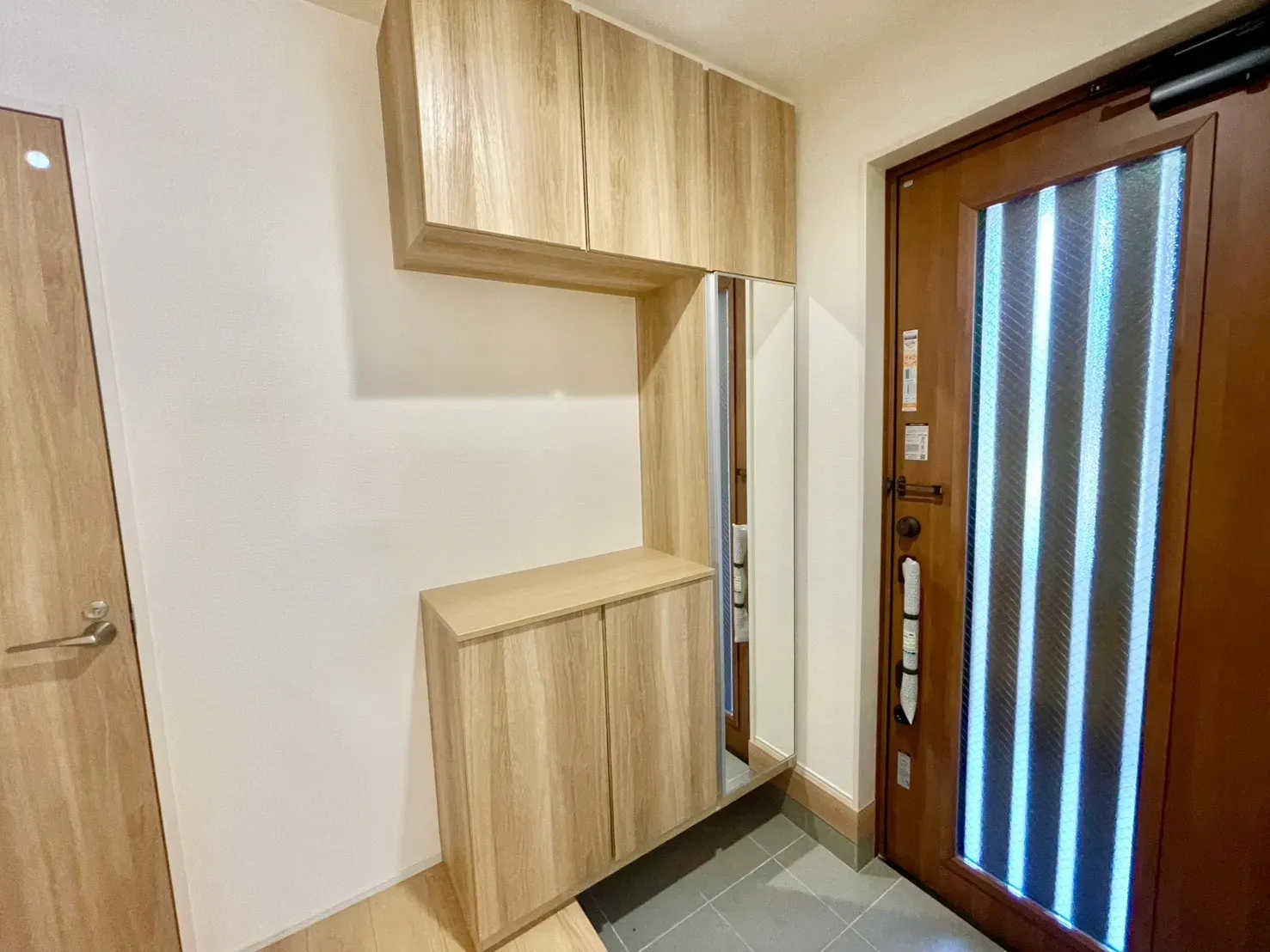 「収納力のある玄関スペース」