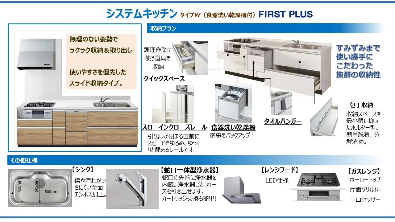 ■システムキッチン仕様