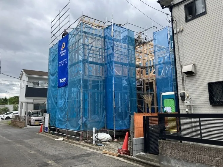 現在建築中ですが、これからきれいな新築住宅が完成予定です!新生活が楽しみですね☆