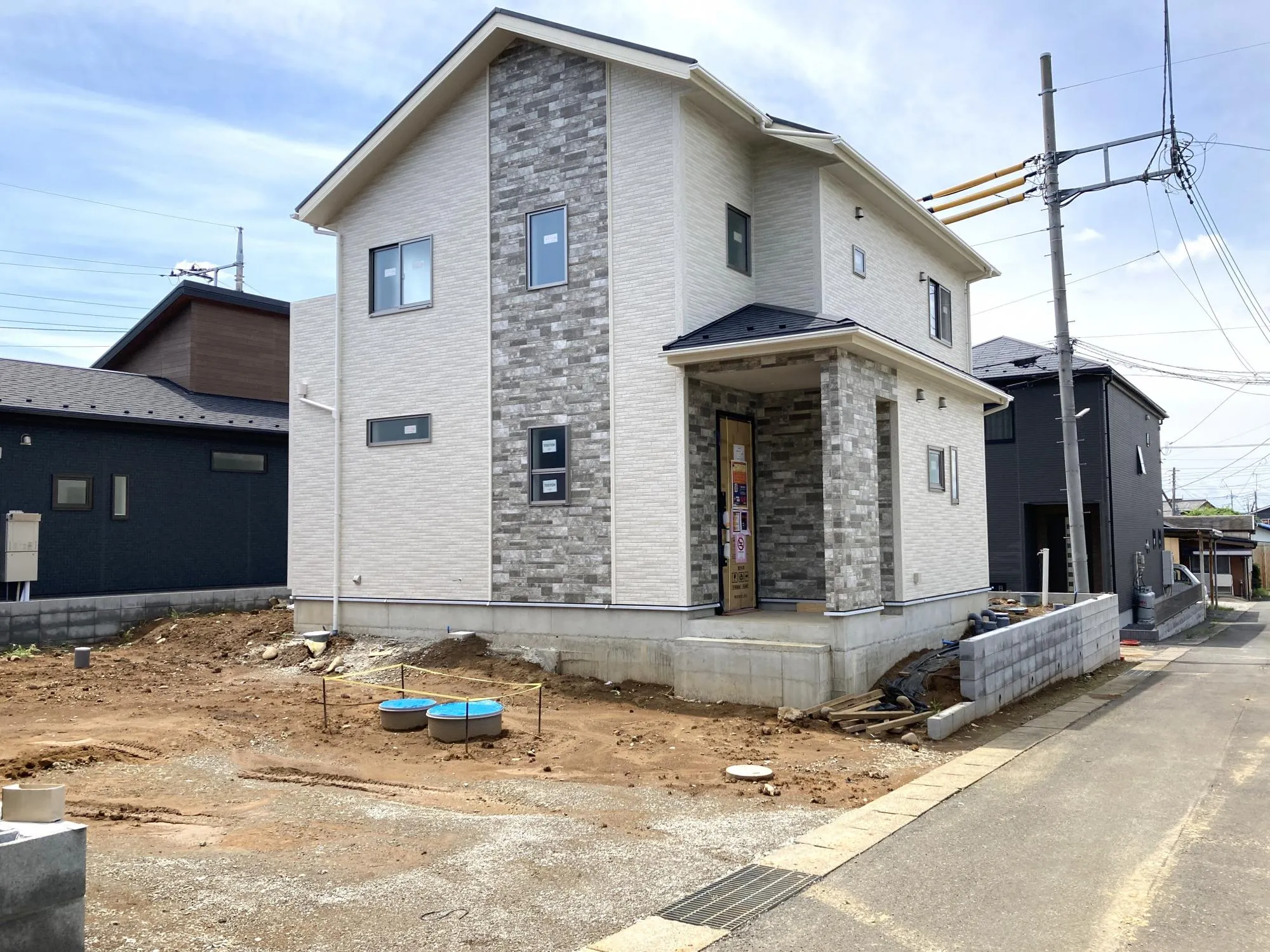 現地(8/9)1号棟