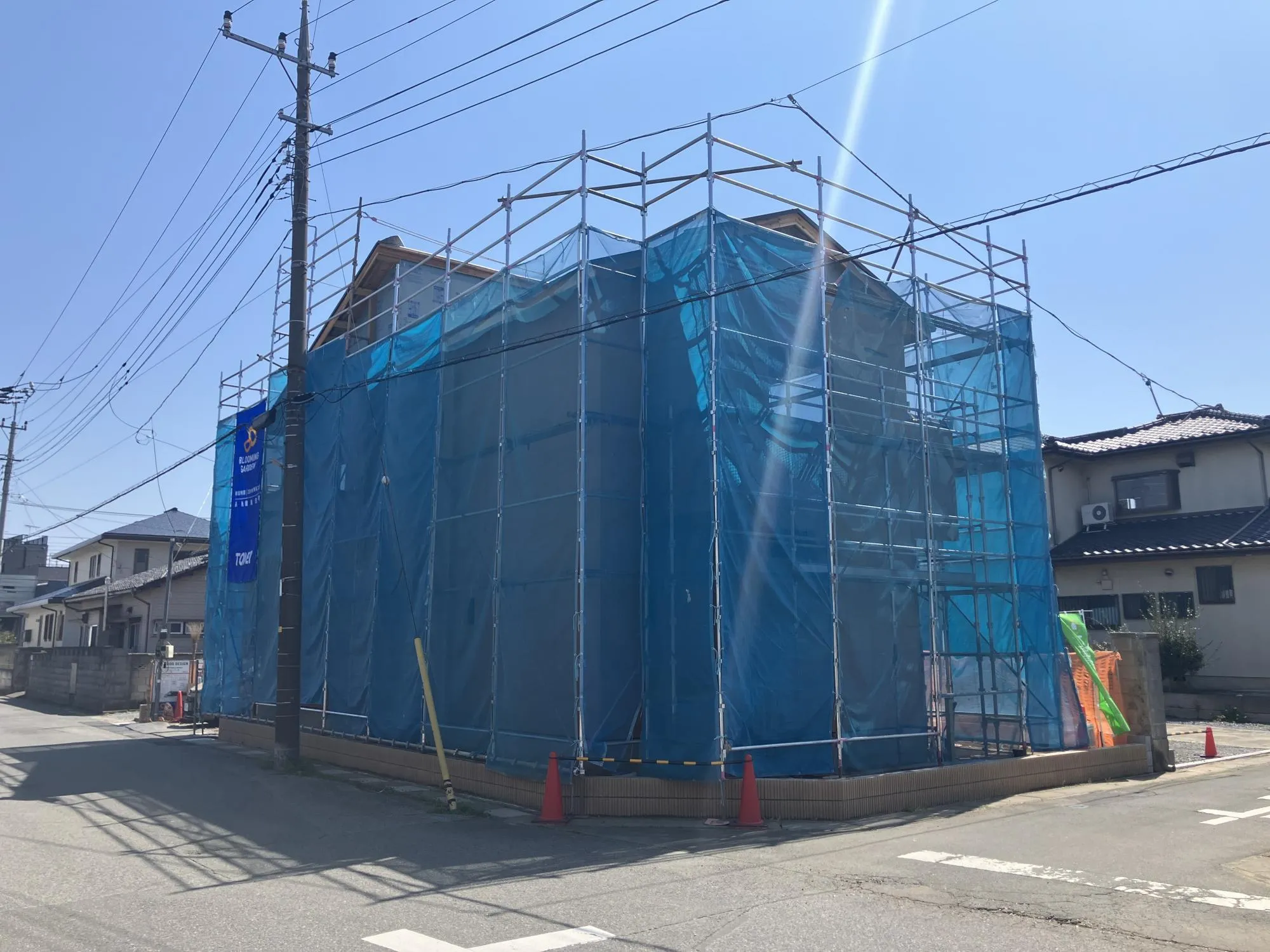 上棟しました!4月撮影