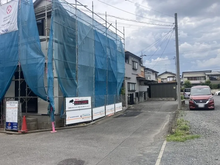 前面道路は見通しが良く、お車の出入りもスムーズに行えます!