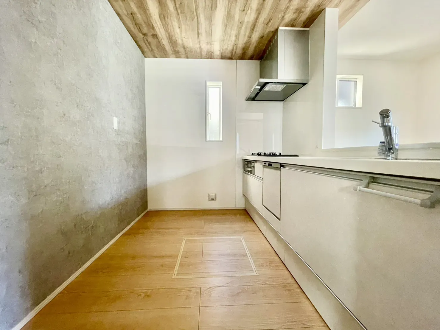 『統一感のあるキッチン空間』