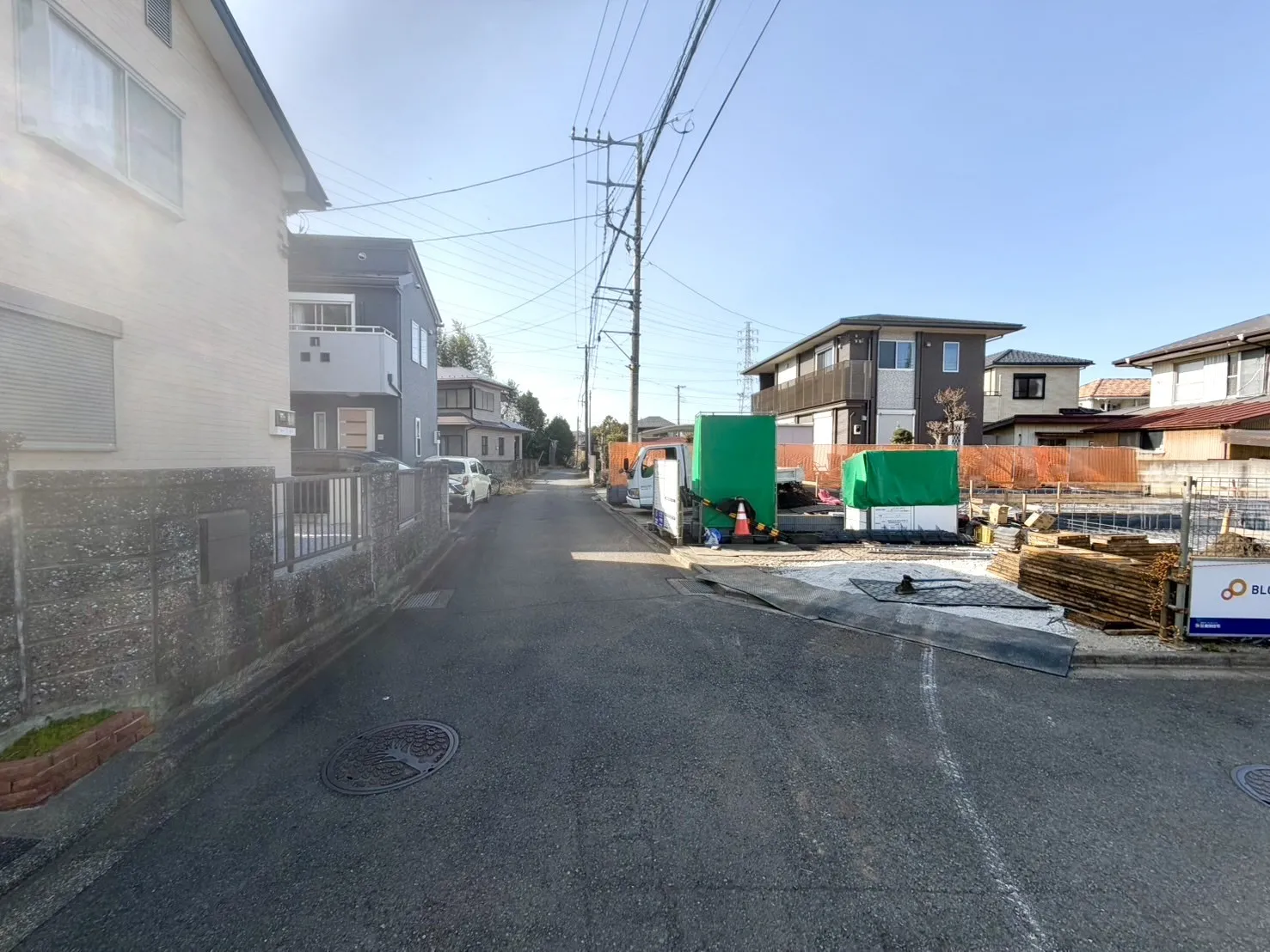 前面道路含む現地写真