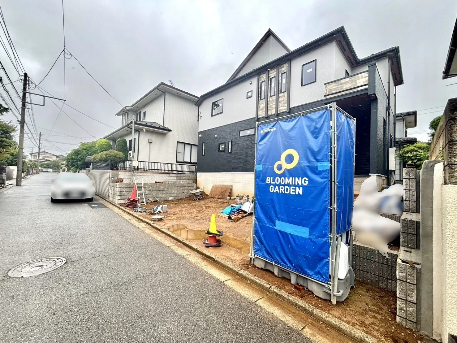 前面道路含む現地写真(6.8撮影)