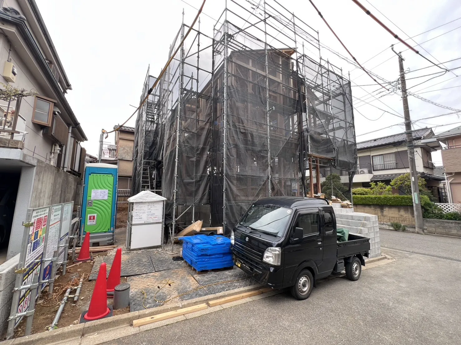 建築中(4.17撮影)